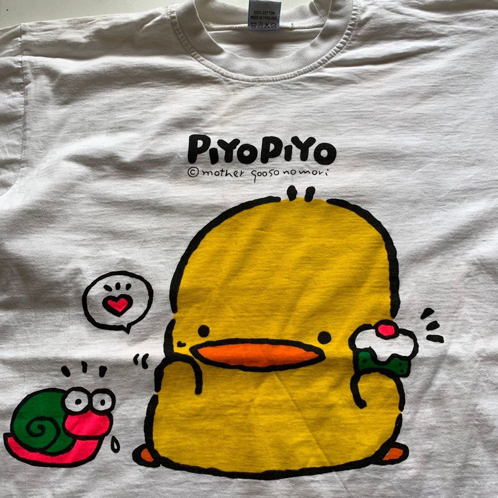 Vintage Vintage 90s PiYo PiYo Mother Goose No Mori T Shirt Large Size US L / EU 52-54 / 3 - 2 Thumbnail