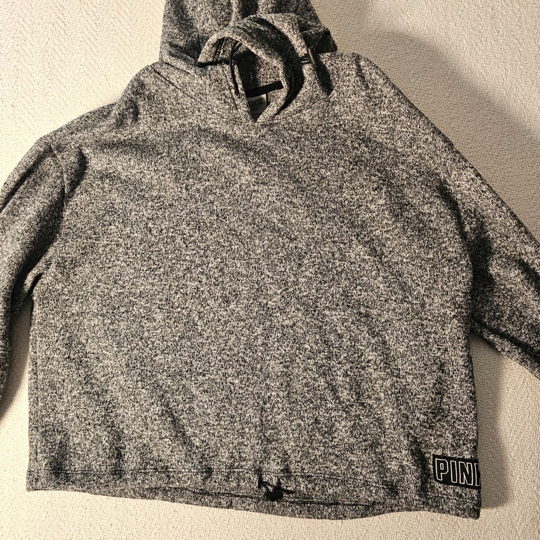 Vintage Victorias Secret PINK Hoodie Womens Medium Gray Casual Sweatshirt Size S / US 4 / IT 40 - 4 Thumbnail