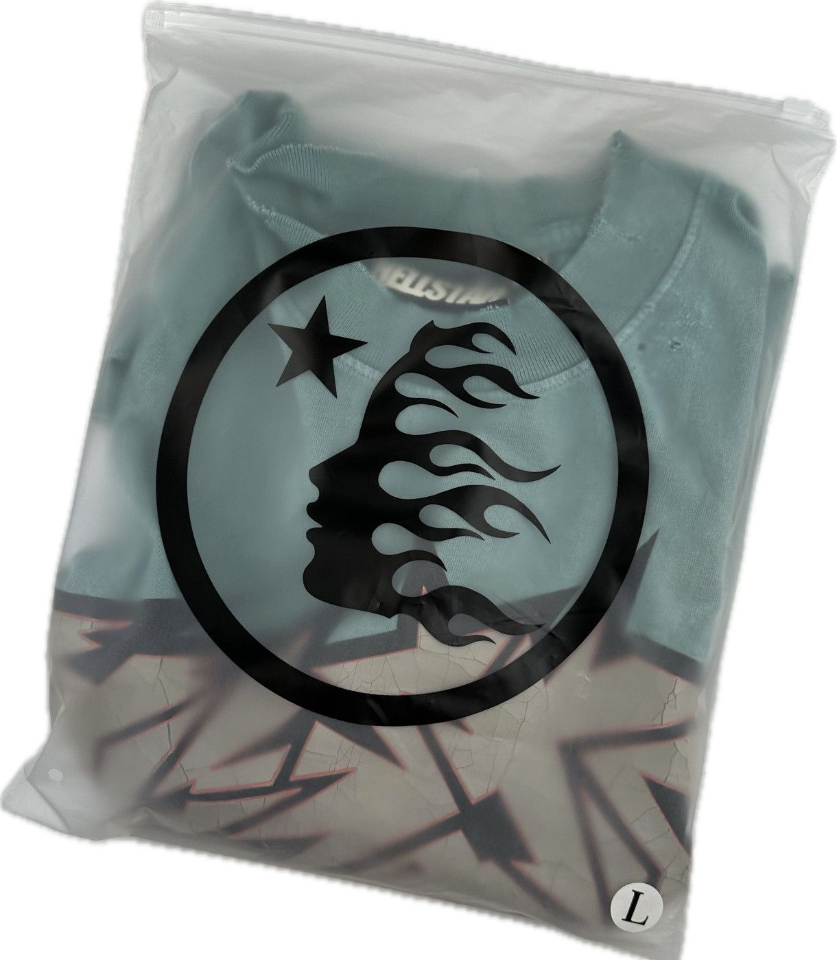 HELLSTAR Hellstar Sample Cracked Print T-shirt Size US L / EU 52-54 / 3 - 7 Thumbnail