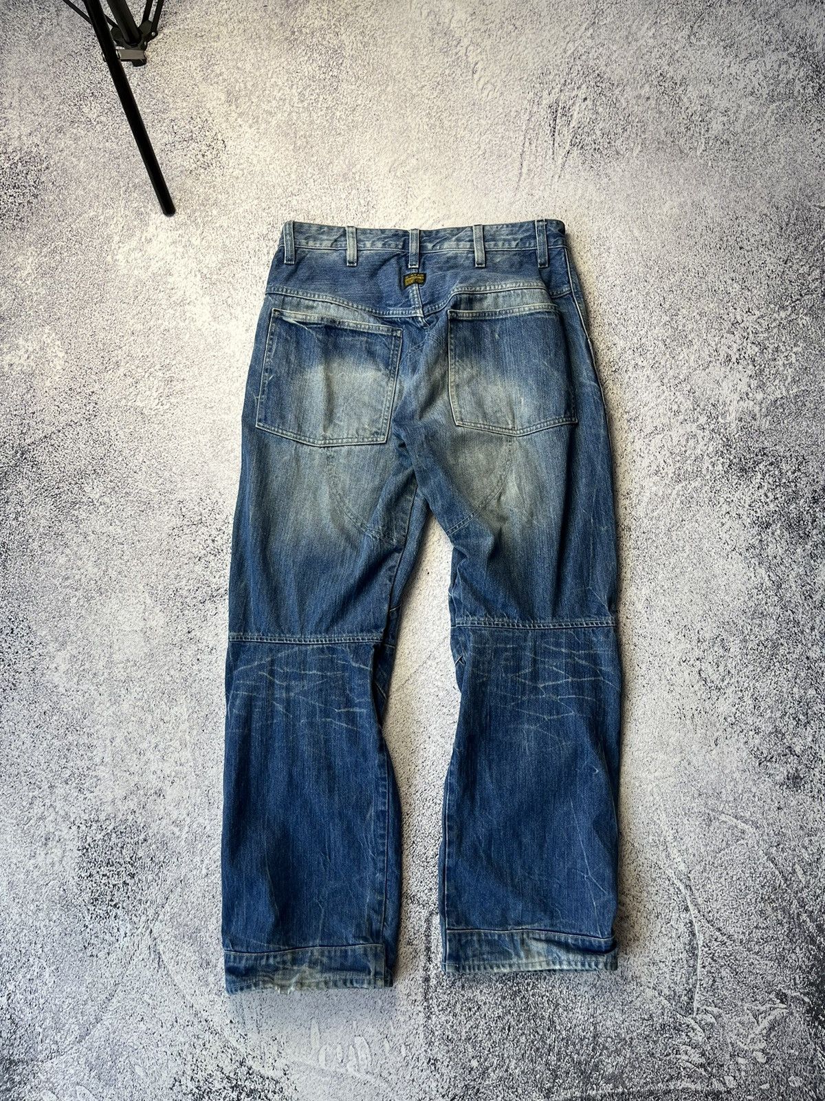 G-Star Vintage G Star Raw Cargo Denim Pants Avant Garde Baggy Size US 34 / EU 50 - 12 Thumbnail