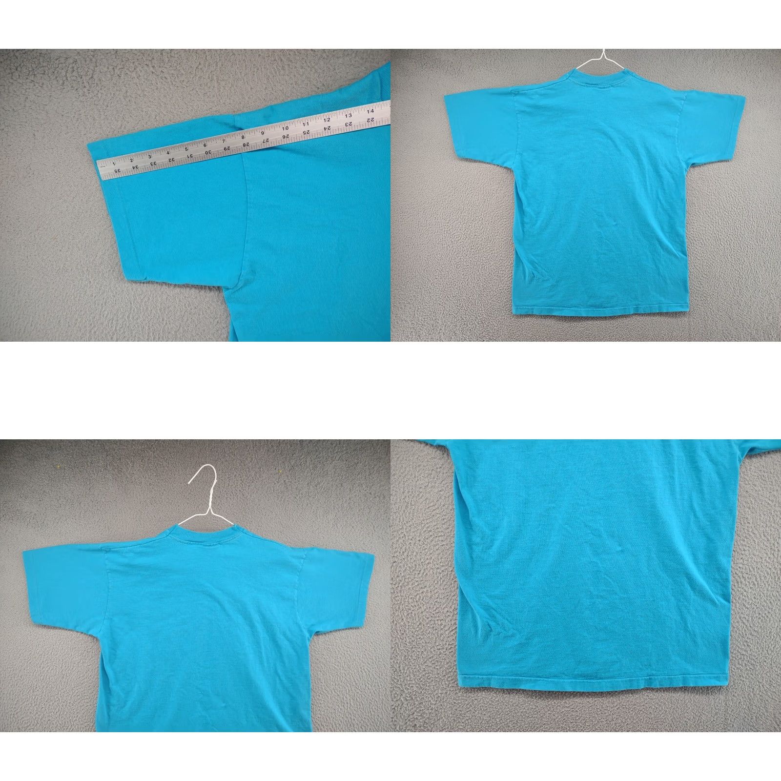 Asics VINTAGE Trend Basics Blue Pocket T Shirt XL Men 90s Crew Neck Single Stitch Cotton Blend Short Sleeve Shirts Mens 90s Theme Size US XL / EU 56 / 4 - 8 Thumbnail