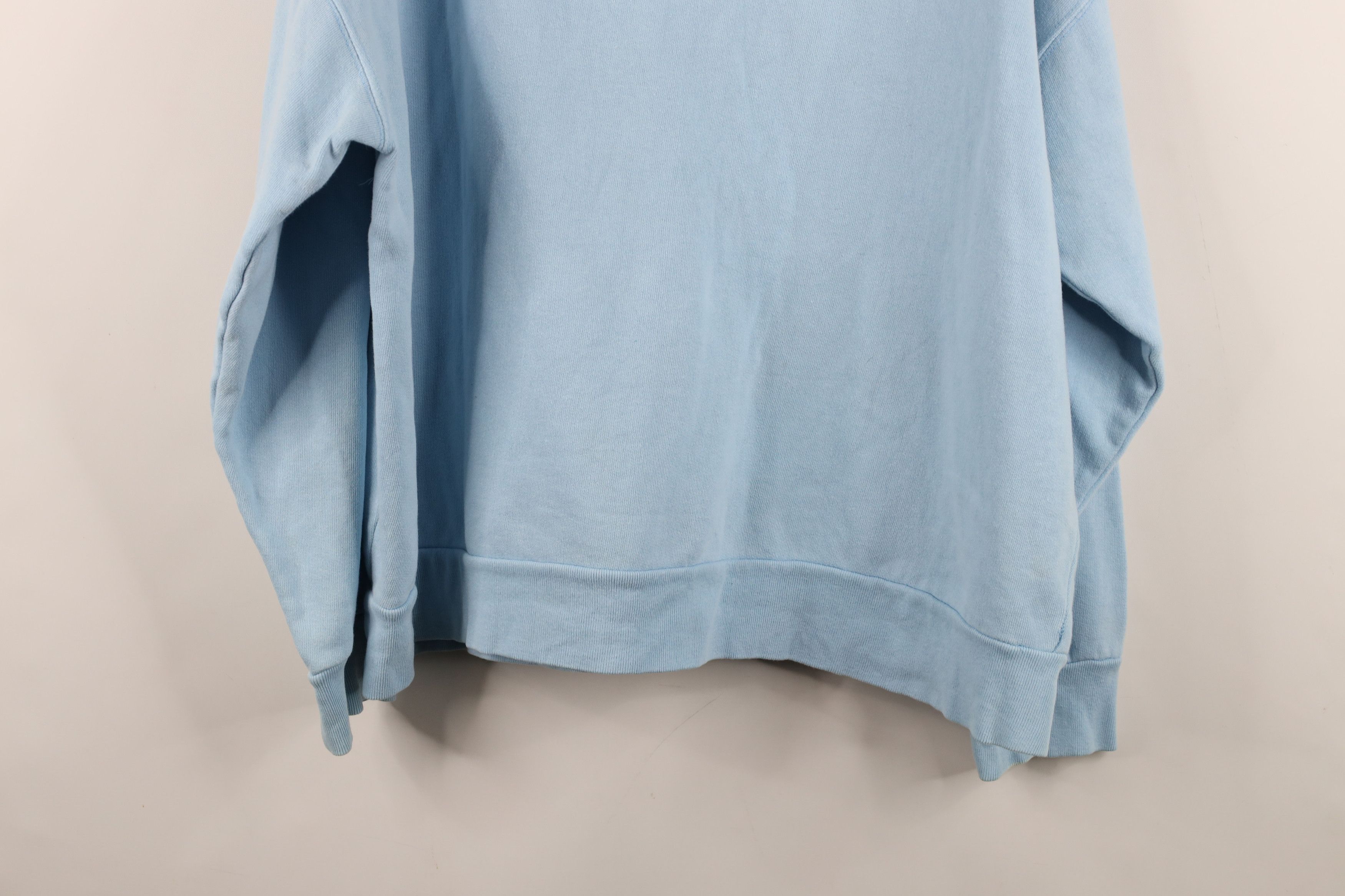 Vintage Vintage 90s Streetwear Fit Hoodie Sweatshirt Carolina Blue Size US L / EU 52-54 / 3 - 15 Thumbnail