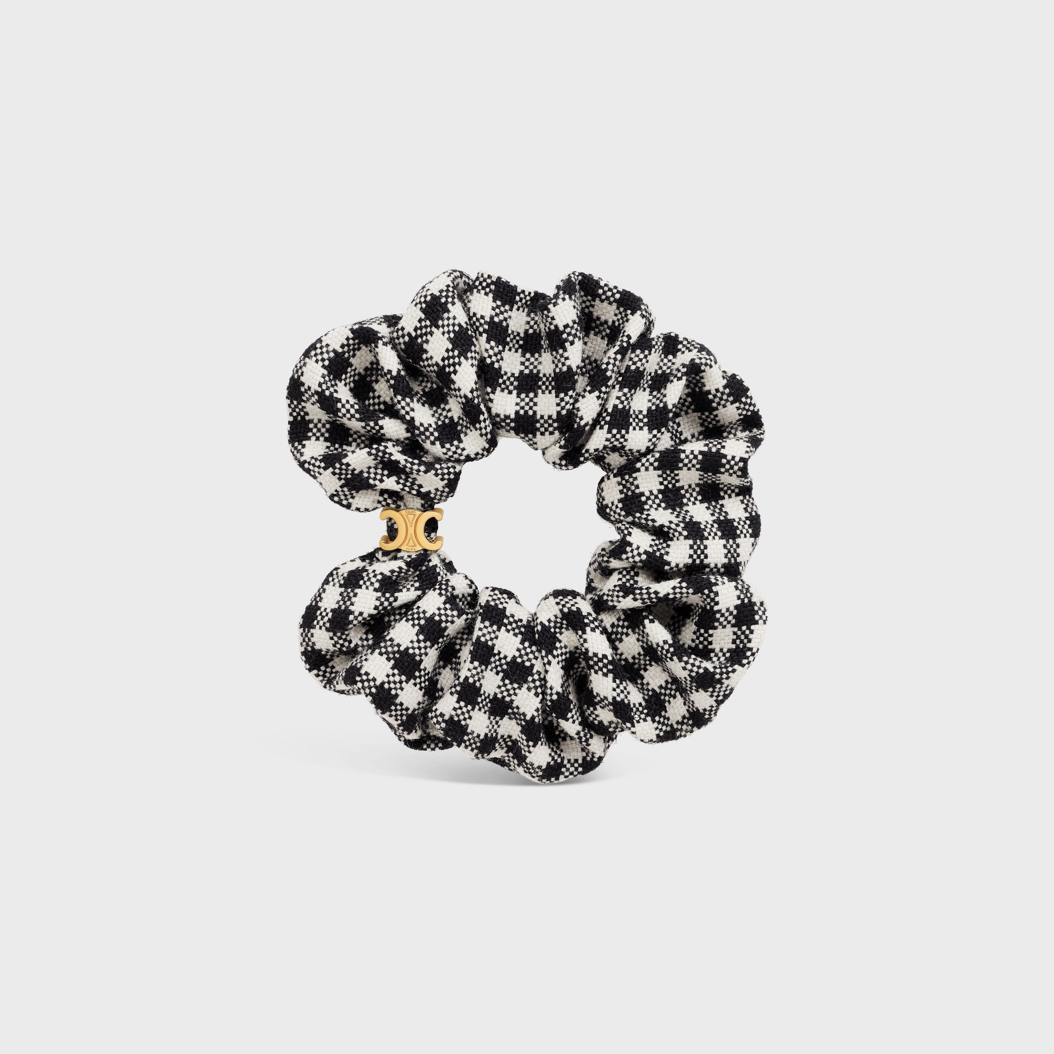 Celine o1bcso1str0925 461GY2BOW Size: OS / Scrunchy in Gold/Black Size ONE SIZE - 1 Thumbnail