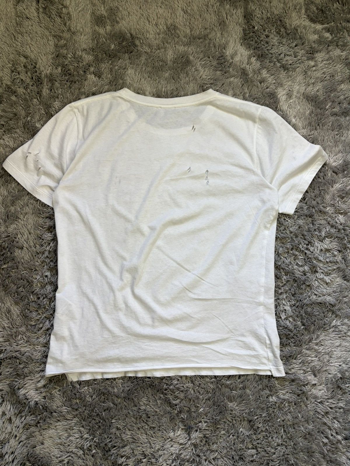 Saint Laurent Paris SLP DISTRESSED HEAVEN TEE Size US M / EU 48-50 / 2 - 5 Thumbnail