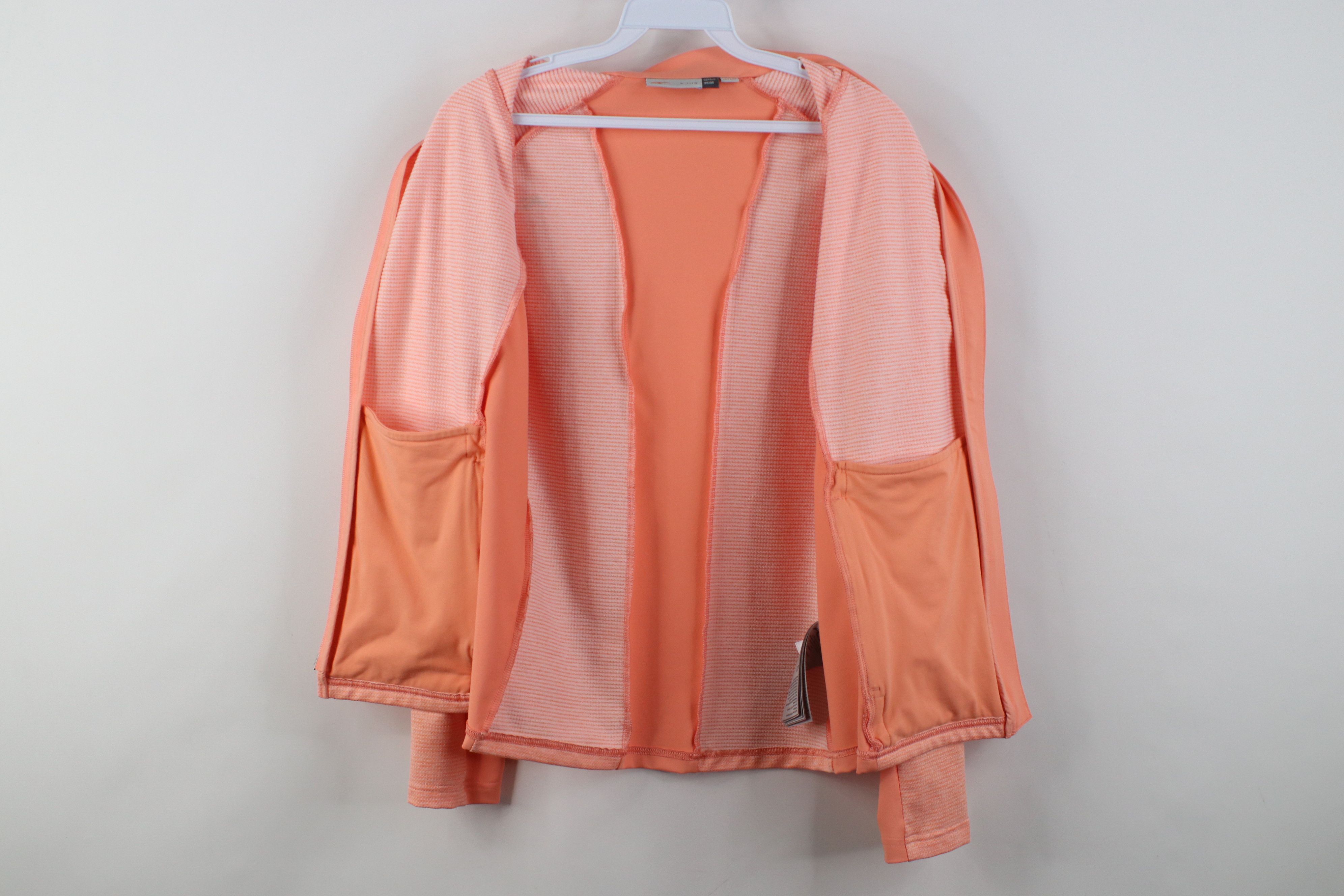 KJUS Kjus UPF 50 Knit Golf Golfing Full Zip Jacket Salmon Pink Size XS / US 0-2 / IT 36-38 - 9 Thumbnail