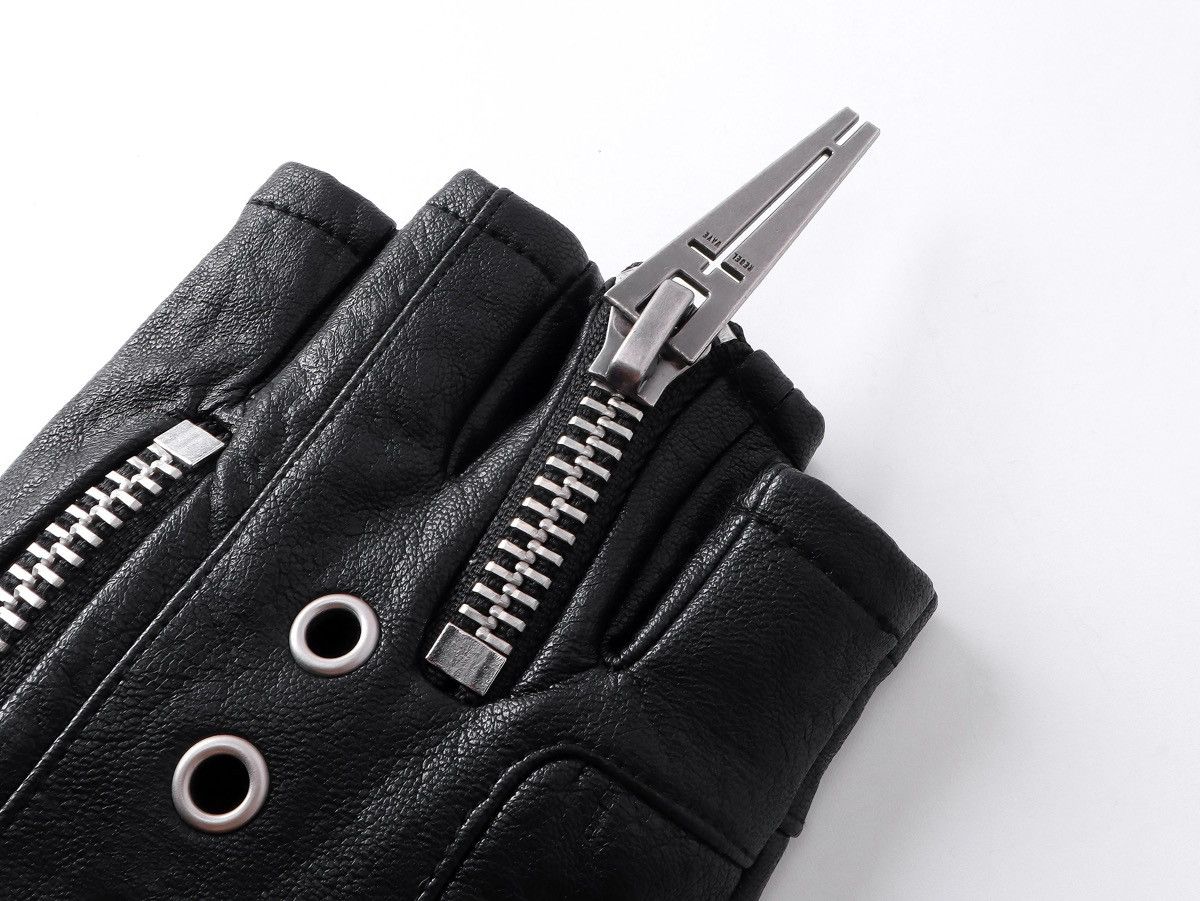 Other Rebel Wave | 25SS"Wor"Double Zip Structure Layered Gloves Size ONE SIZE - 6 Thumbnail