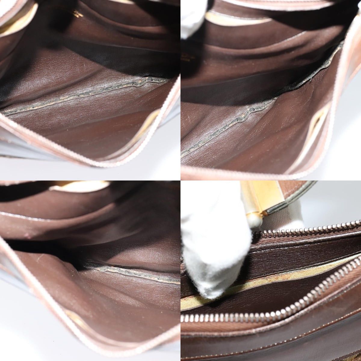 Dior DIOR Trotter Canvas Shoulder Bag Brown Size ONE SIZE - 12 Thumbnail