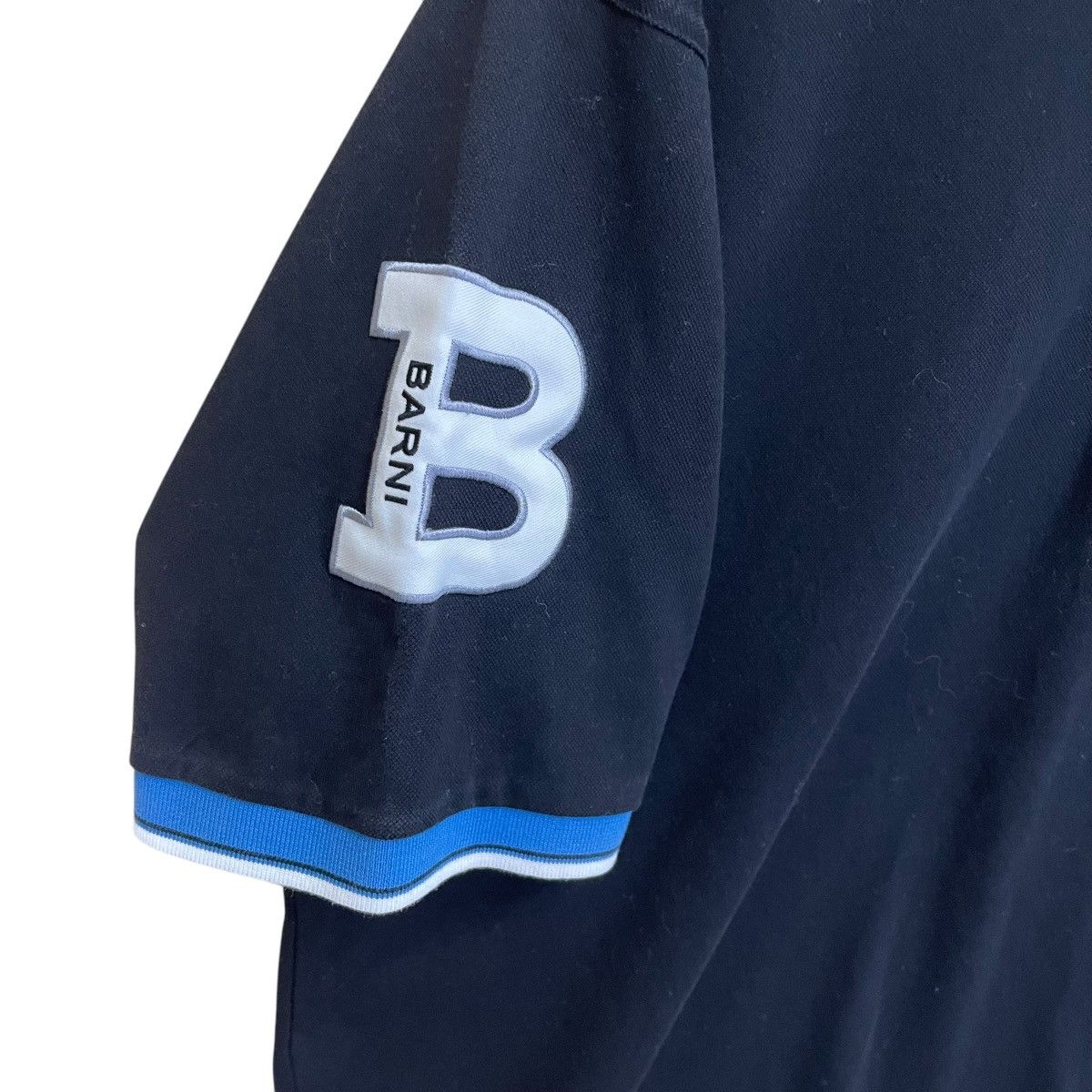 Japanese Brand Bull & Varno Big Logo Collar Shirts Size XL Size US XL / EU 56 / 4 - 5 Thumbnail