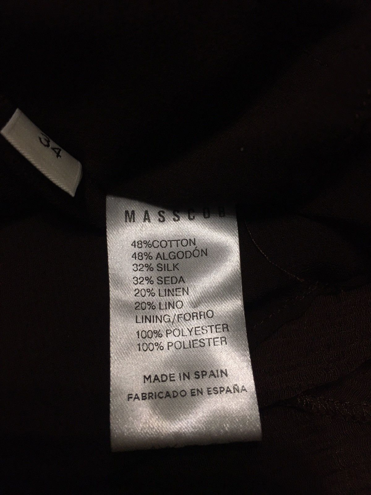Designer MASSCOB Harem Designer Cotton Silk Linen Pants Size 34 / S Size 27" / US 4 / IT 40 - 10 Thumbnail