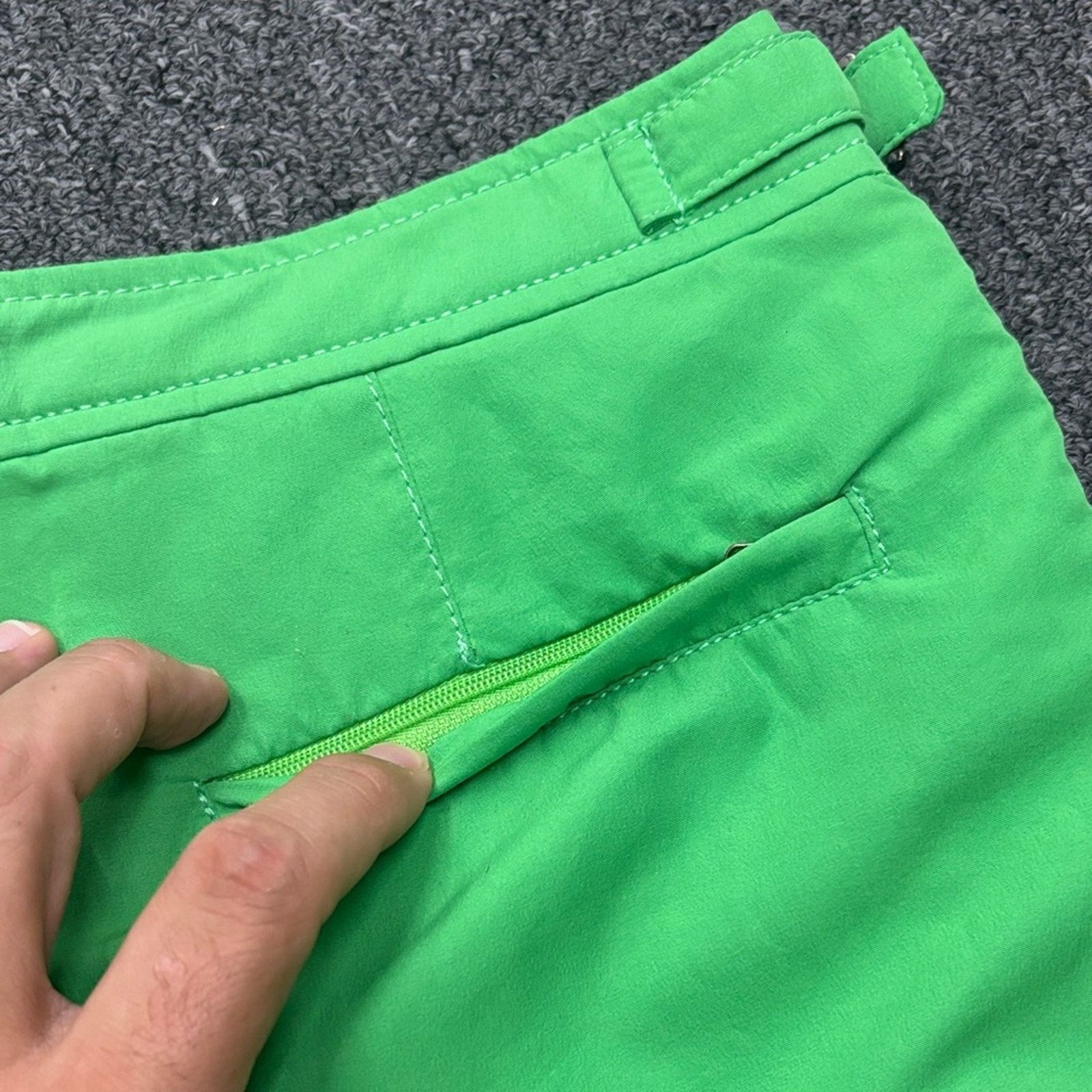 Kiwi NWT Fefe Kiwi Vibrant Green Women's Bermudas Côte d’Azur XL Size US 42 / EU 58 - 2 Thumbnail