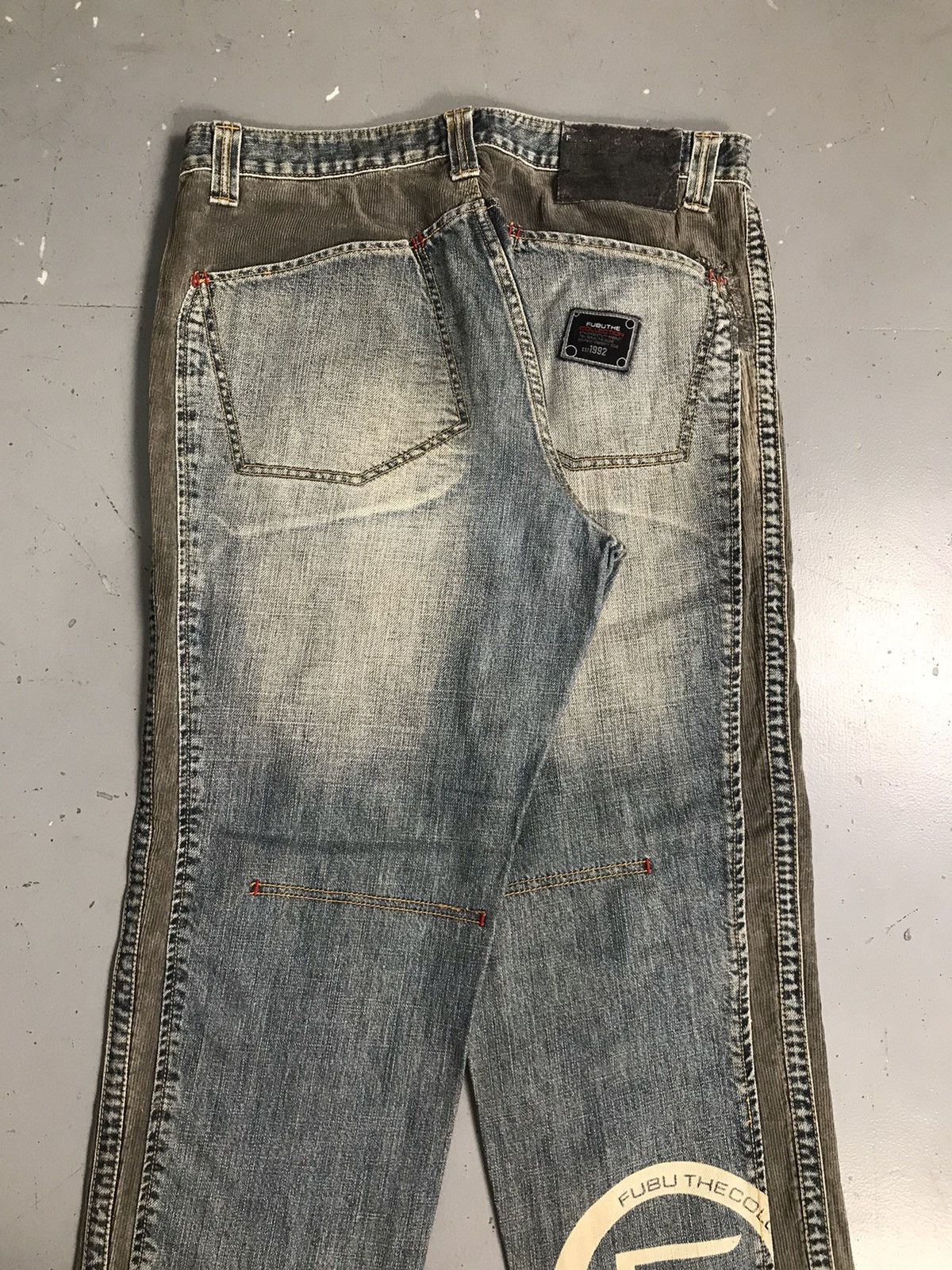 Fubu Rare vintage Fubu apparel company 1992 SpellOut denim Size US 34 / EU 50 - 14 Thumbnail