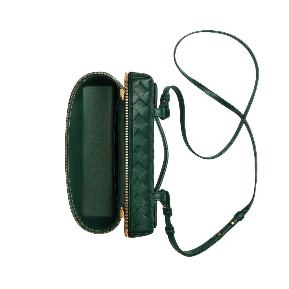 Bottega Veneta BOTTEGA VENETA Bang Bang $3200 Emerald Green Intrecciato Lea Size ONE SIZE - 2 Thumbnail