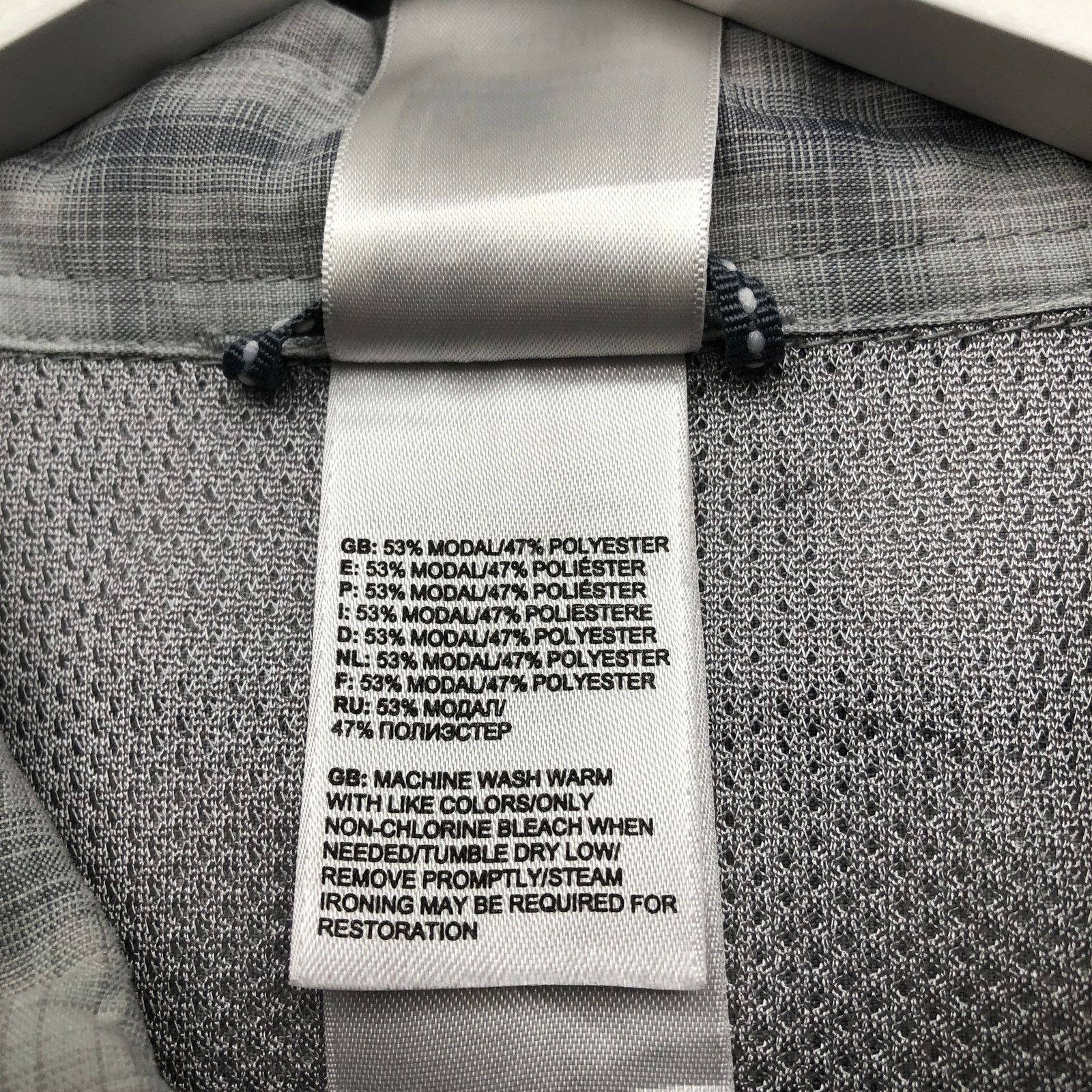 The North Face The North Face Mesh Crimmel Hiking Shirt Mens XXL Plaid Gray Size US XXL / EU 58 / 5 - 7 Thumbnail