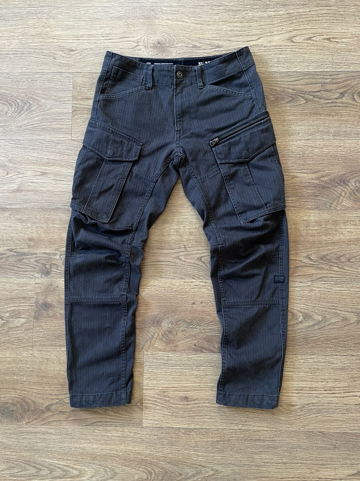 G-Star G-Star Rovic Zip 3D Regular Tapered Slim Cargo Pants Size US 31 - 1 Thumbnail