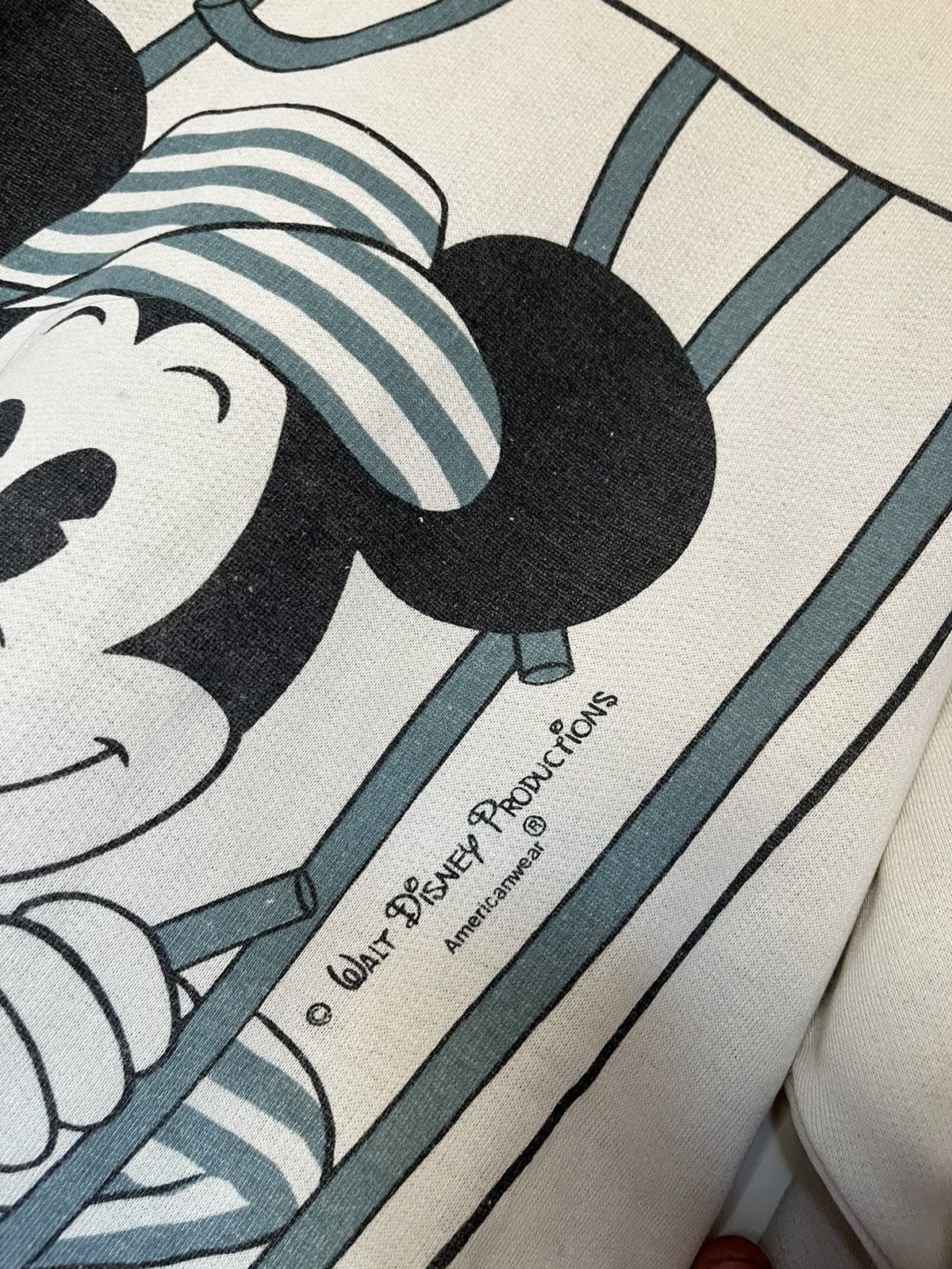 Disney × Vintage Vintage 70’s Walt Disney Mickey Mouse Prisoner Front / Back Size US M / EU 48-50 / 2 - 4 Thumbnail