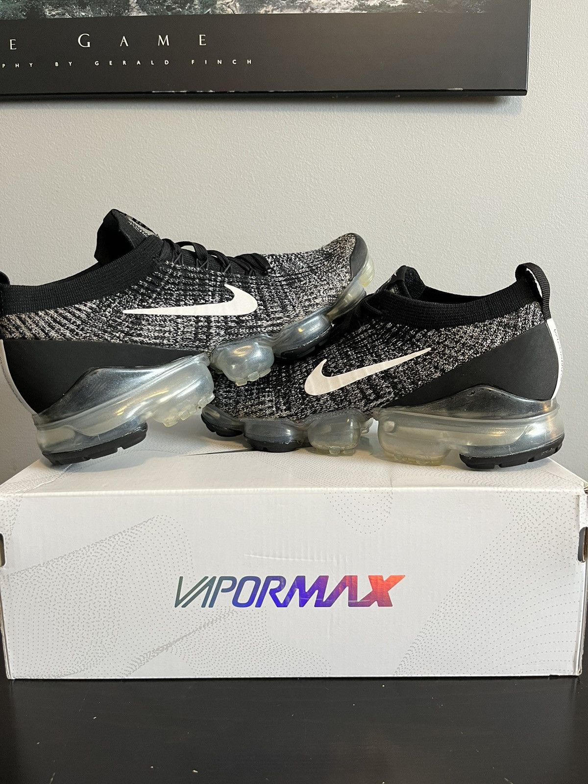 Nike Nike VaporMax Flyknit 3 Oreo Size US 9.5 / EU 42-43 - 11 Thumbnail