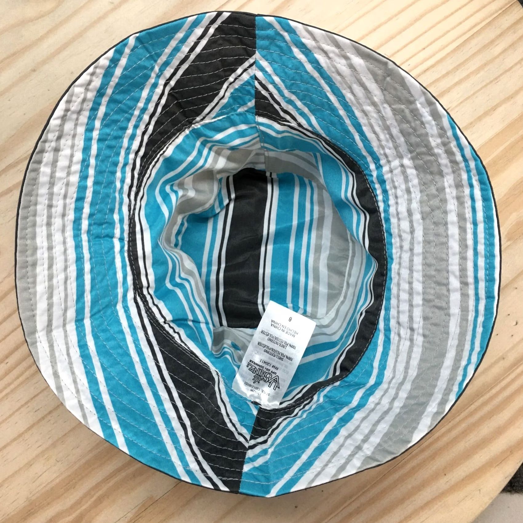 Skin UV Skinz Bucket Hat Mens OS Grey Adjustable Embroidered UPF 50+ Sunwear Size ONE SIZE - 7 Thumbnail