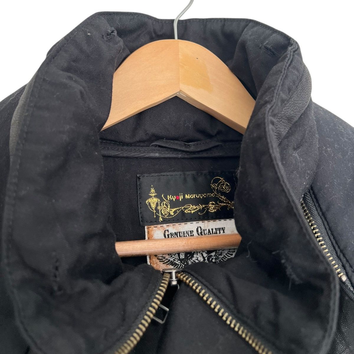 Japanese Brand Kyoji maruyama hybrid leather jacket Size US M / EU 48-50 / 2 - 2 Thumbnail