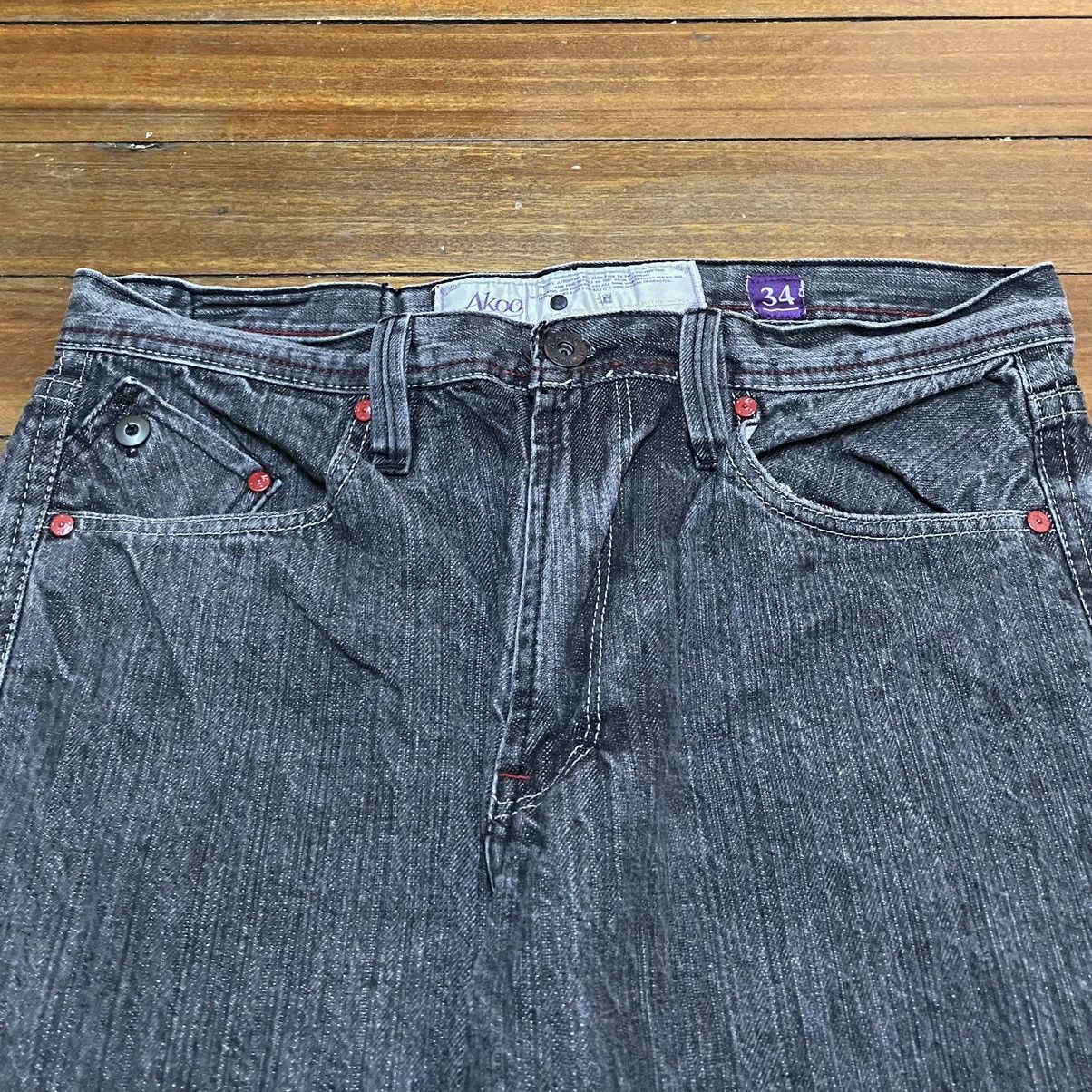 AKOO Rare Design Vintage Brand Akoo Rapper Baggy Jeans 2000s Size US 34 / EU 50 - 3 Thumbnail