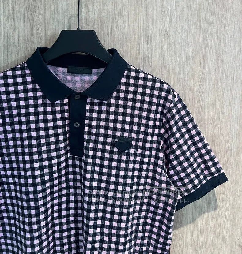 Prada Prada Short-sleeved T-shirt polo shirt Size US XL / EU 56 / 4 - 3 Thumbnail