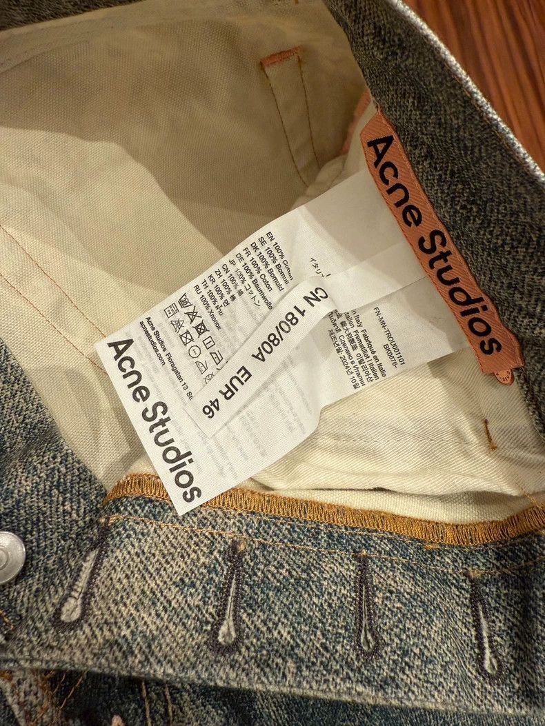 Acne Studios Acne studios 3d printed wide-leg pants 2502-Nextarrow Size US 30 / EU 46 - 3 Thumbnail