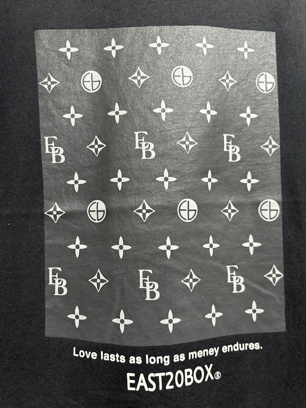 Japanese Brand × Vintage Vintage Japan Monogram East 20 Box Faded Tee Size US M / EU 48-50 / 2 - 2 Thumbnail