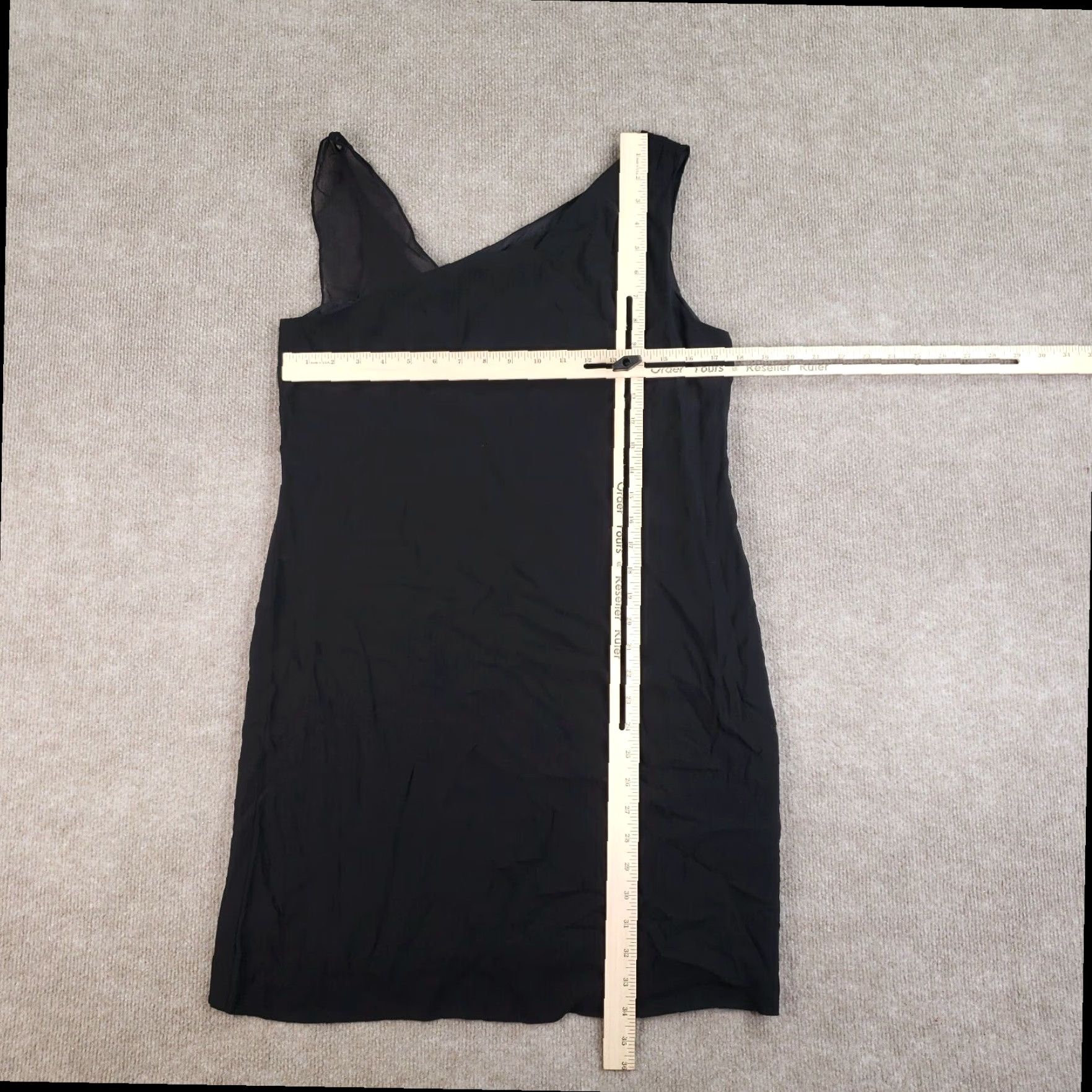 Eileen Fisher Eileen Fisher Black Shift Dress Womens Small Short Sleeveless Lined Size S / US 4 / IT 40 - 2 Thumbnail