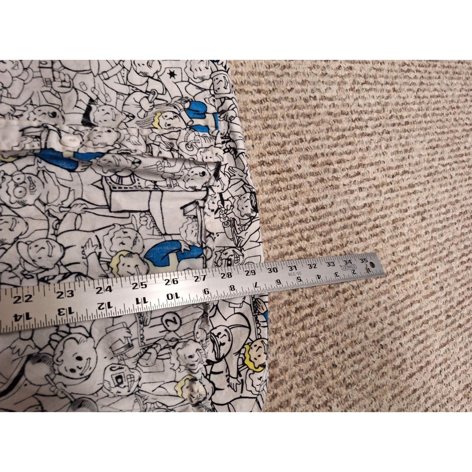 Vintage VBethesda Fallout Vault Boy shirt Button-Down M White Cotton Men Regular Vintage: No Size US M / EU 48-50 / 2 - 4 Thumbnail
