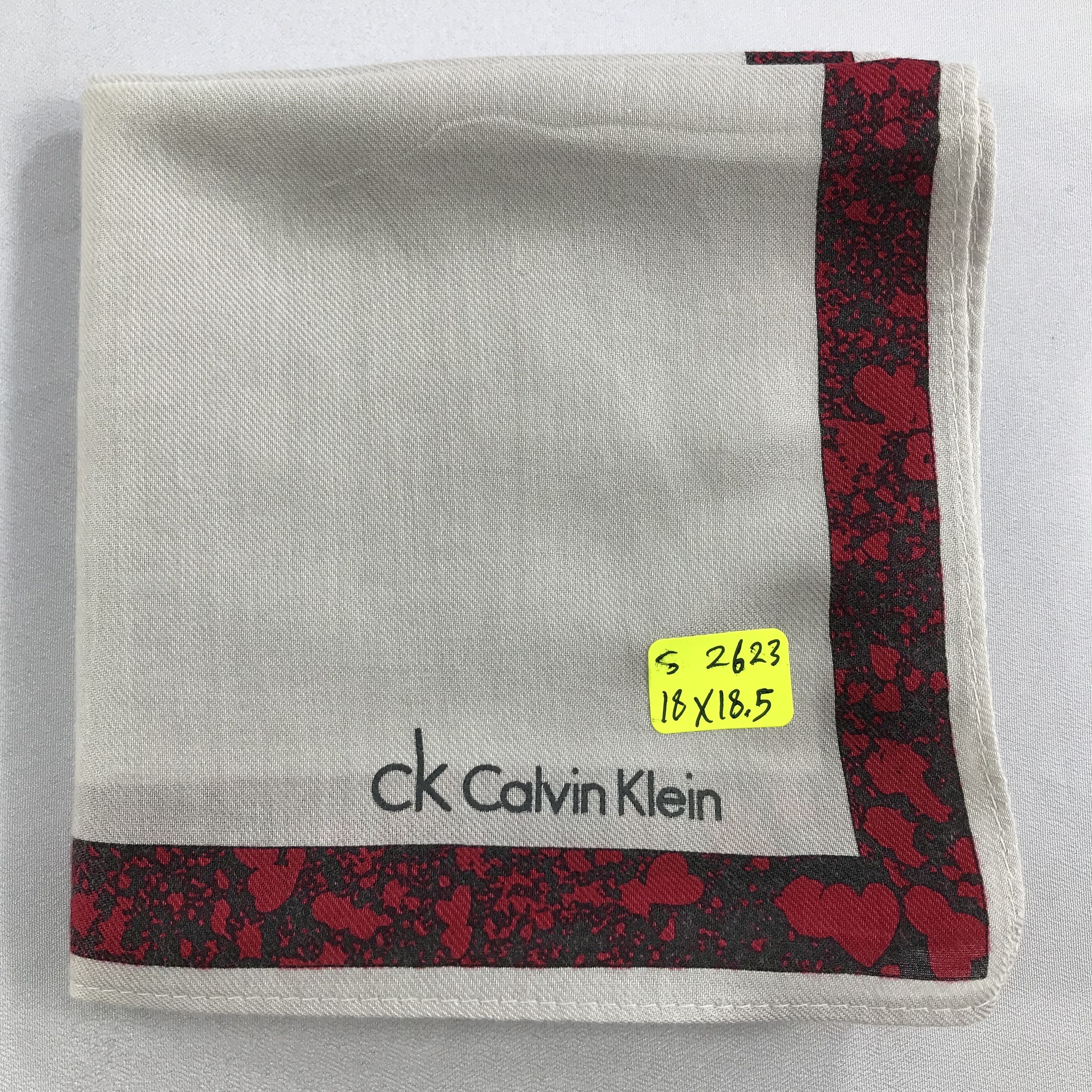 Calvin Klein × Vintage Calvin Klein Bandana / Handkerchief / Neckerchief - S2623 Size ONE SIZE - 5 Thumbnail