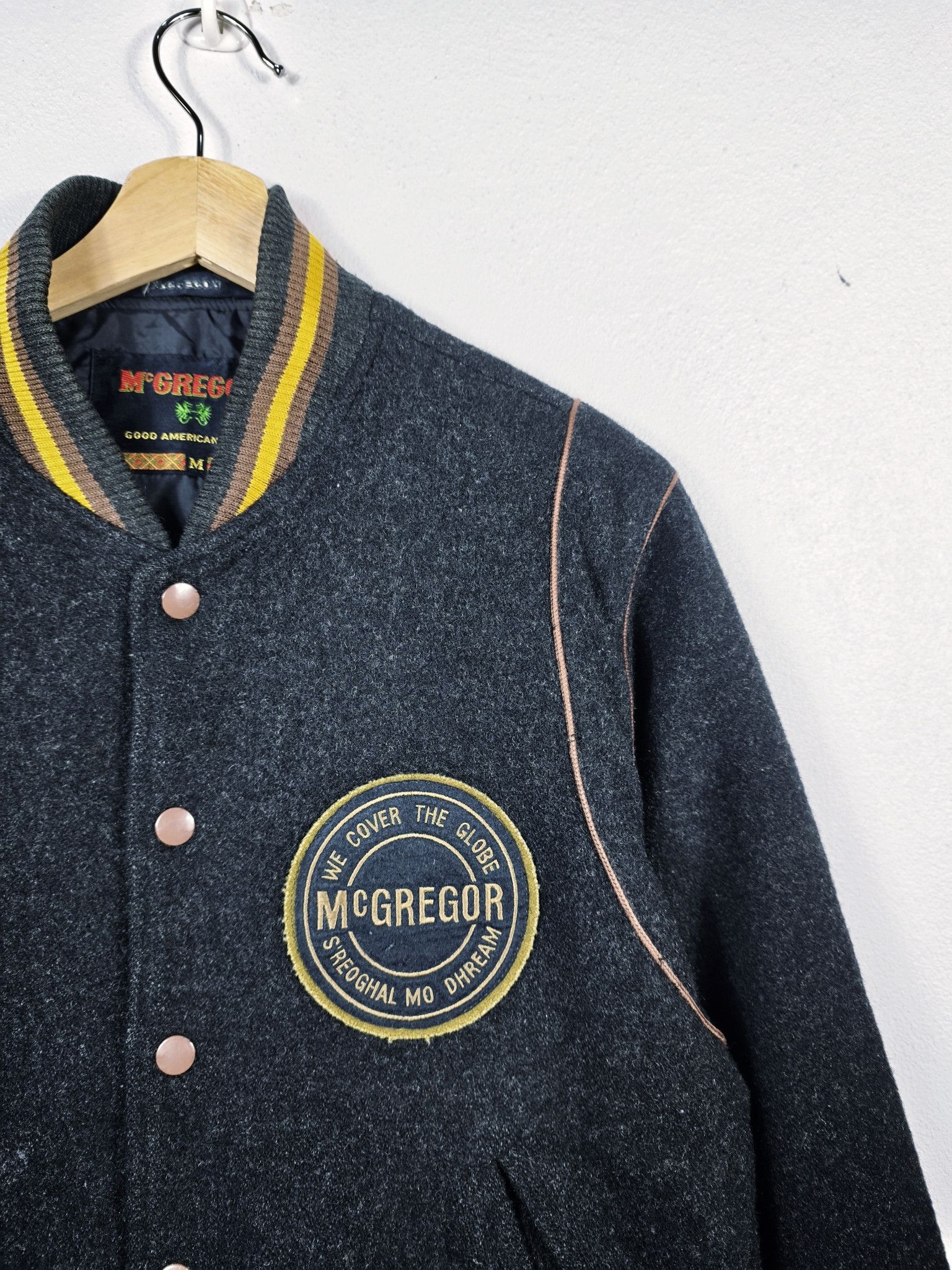 McGregor Vintage 90s McGregor Wool Letterman Varsity Bomber Jacket Size US M / EU 48-50 / 2 - 3 Thumbnail