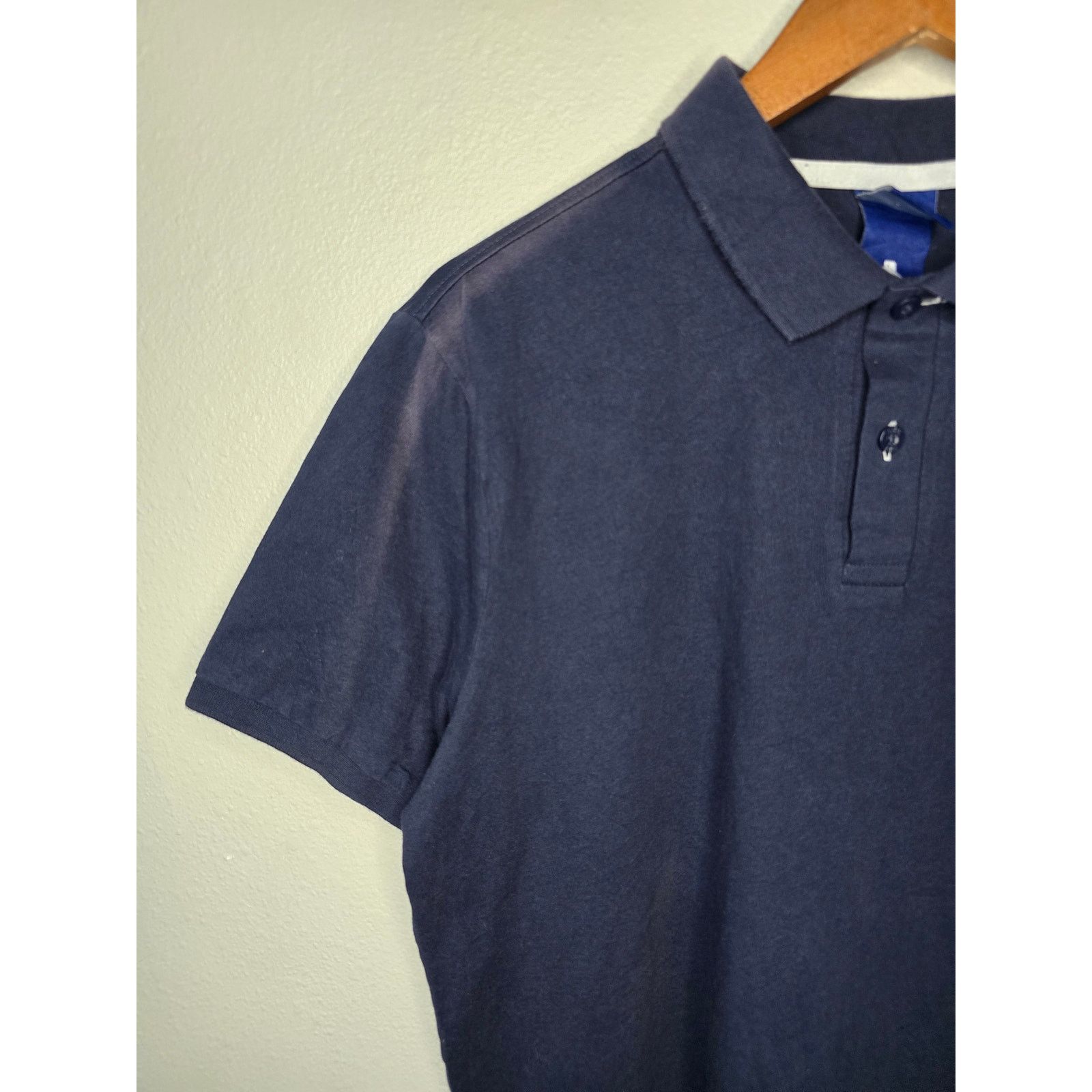 Nike Y2K Nike Polo Blue Shirt Men’s Large Blue 2000s Large Size US L / EU 52-54 / 3 - 3 Thumbnail