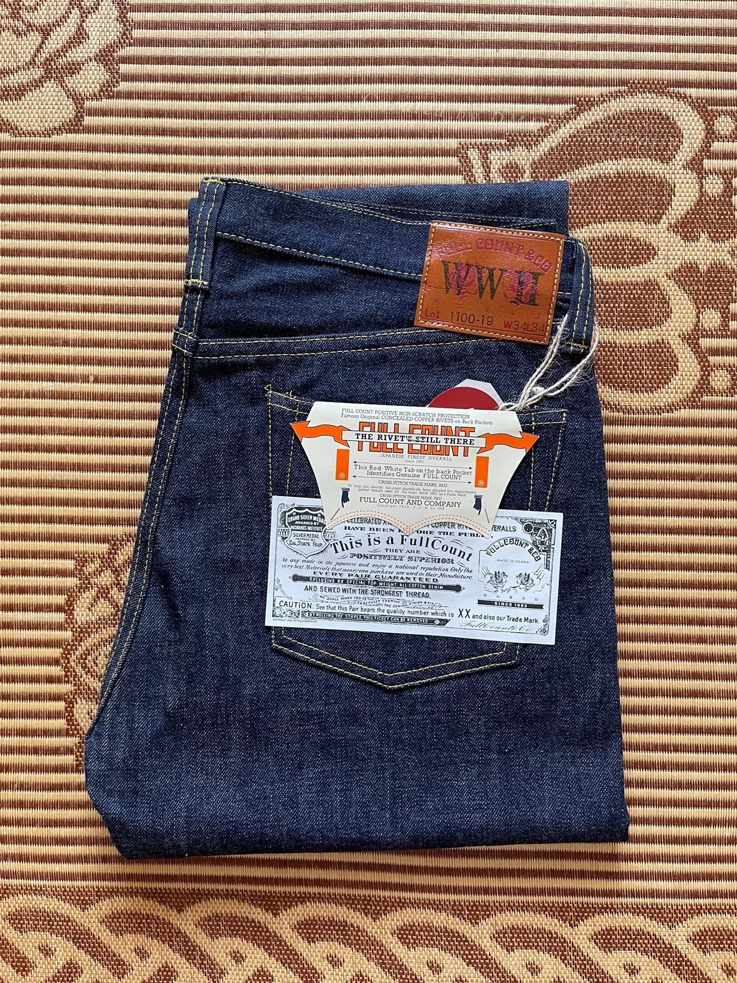 Full Count & Co. Fullcount 1100 S501XX W34 Denim Jeans Size US 34 / EU 50 - 1 Thumbnail