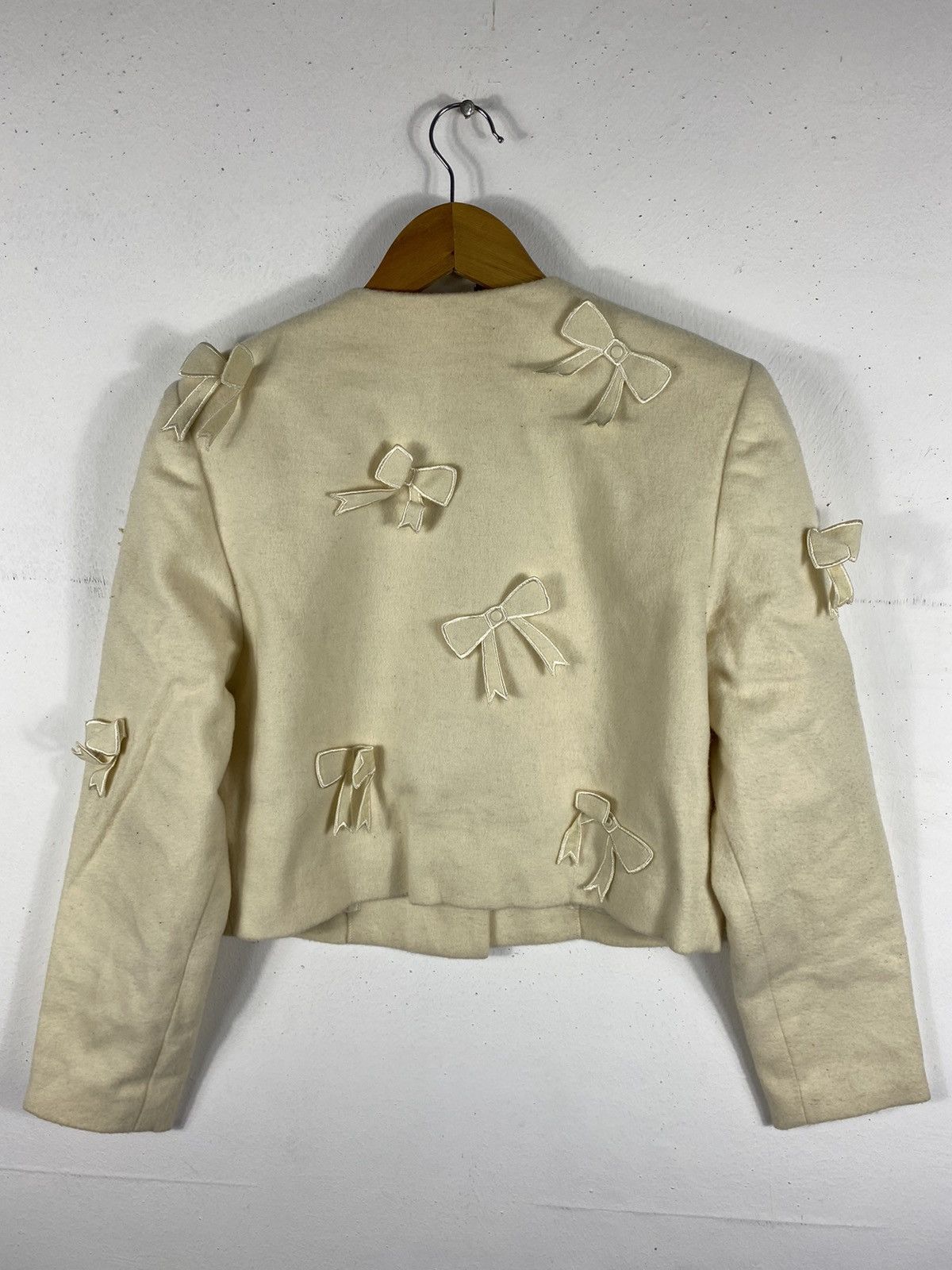 Issey Miyake Issey Miyake IS Ribbon Cardigan Button Crop Top Size S / US 4 / IT 40 - 5 Thumbnail