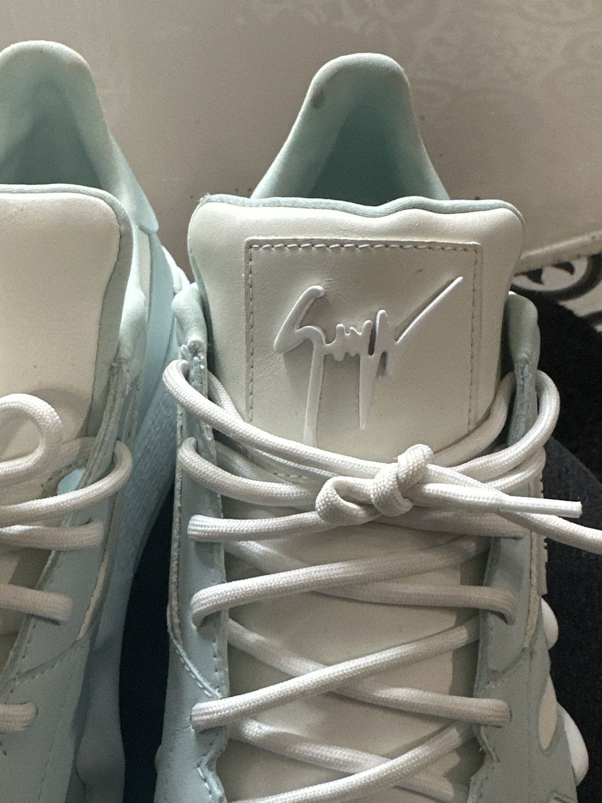 Designer × Giuseppe Zanotti GIUSEPPE ZANOTTI | Sky blue Men's Sneakers Size US 11 / EU 44 - 9 Thumbnail