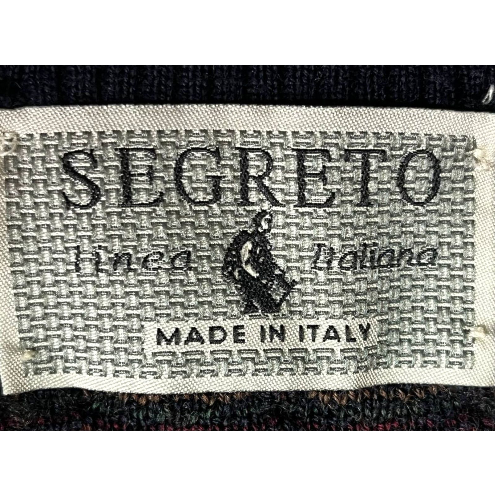 Vintage Segreto Vest Men L Wool Blue V-Neck 100% Merino Wool Sweater Vintage Preppy Granpa Style Size US L / EU 52-54 / 3 - 7 Thumbnail