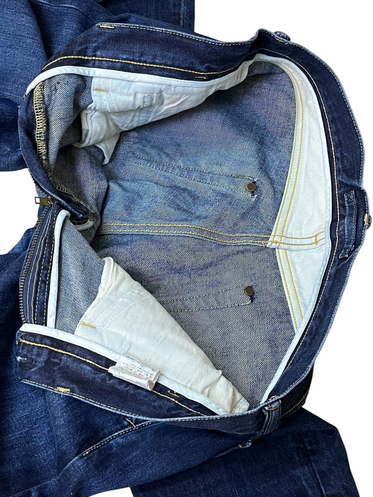 Maison MIHARA YASUHIRO SICK Y2K MAISON MIHARA YASUHIRO BLUE JEANS MADE IN JAPAN Size US 34 / EU 50 - 10 Thumbnail