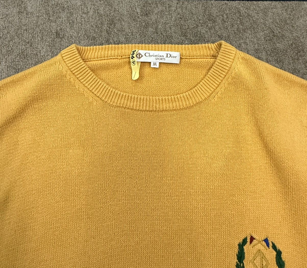 Christian Dior Monsieur VINTAGE CHRISTIAN DIOR CREST LOGO CREWNECK SWEATER Size US M / EU 48-50 / 2 - 12 Thumbnail