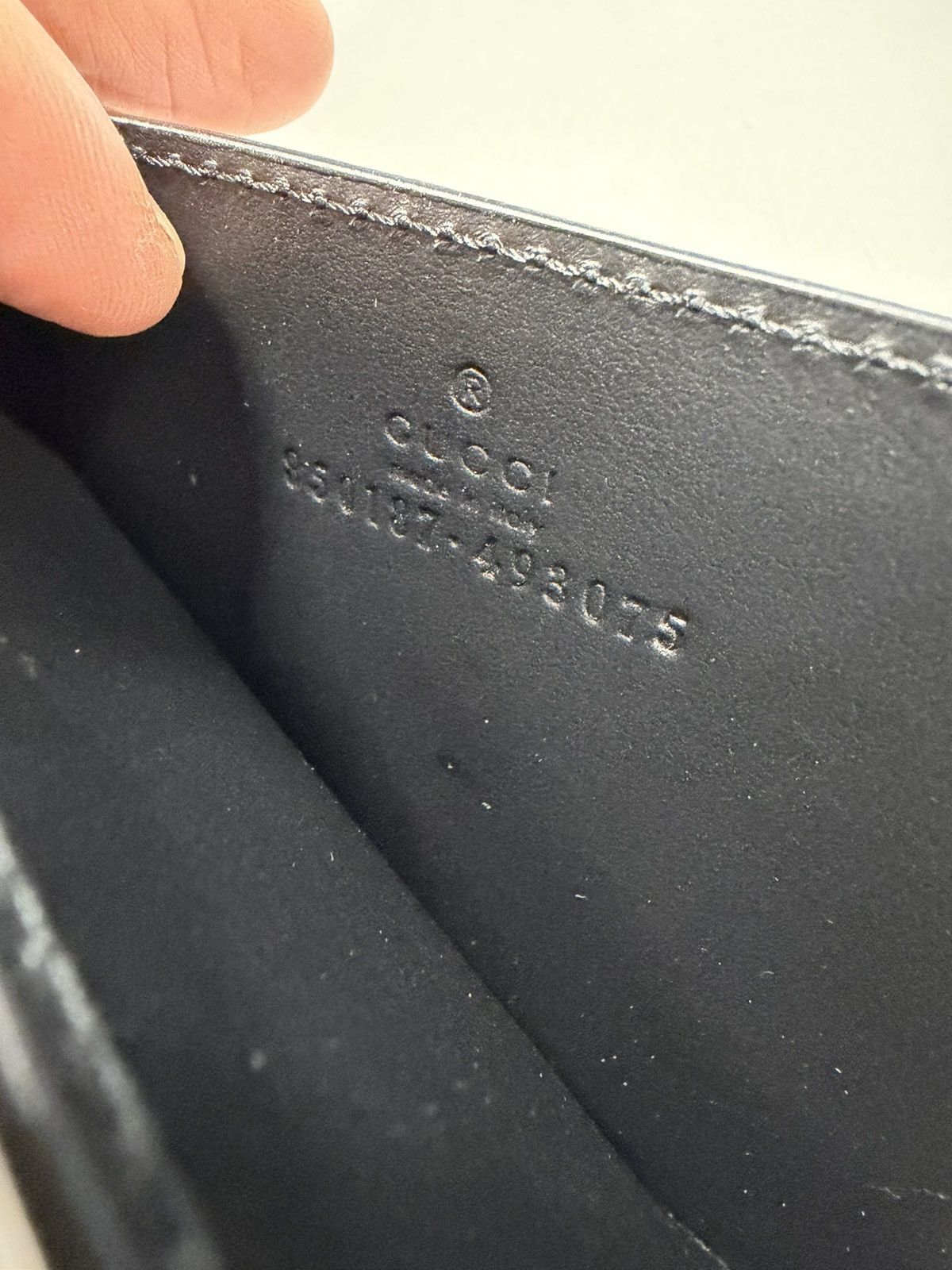 Gucci GG Emblem Card Holder NEW 375$