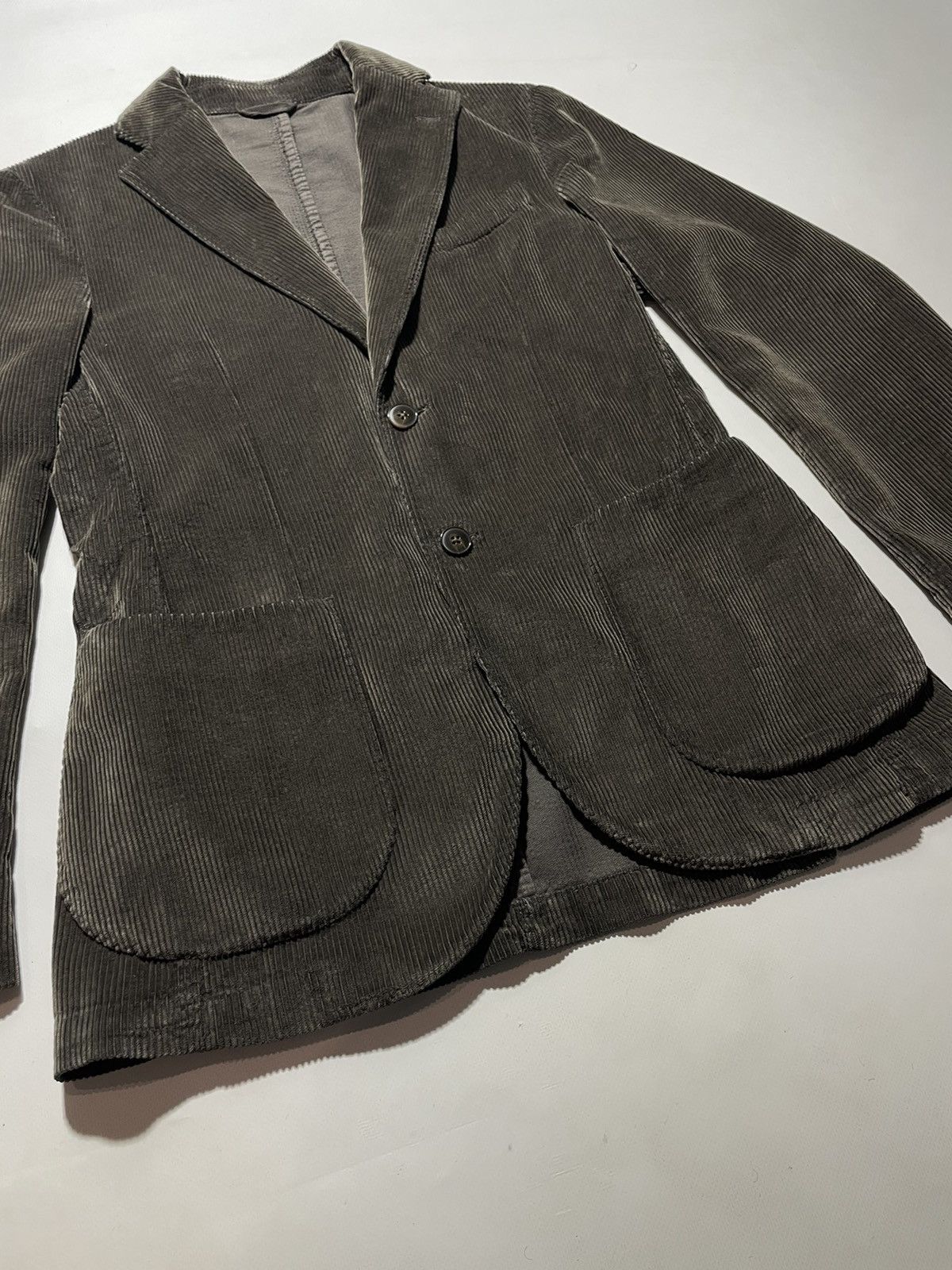 L.B.M. 1911 L.B.M. 1911 Slim Fit Corduroy Blazer Size 46S - 4 Thumbnail
