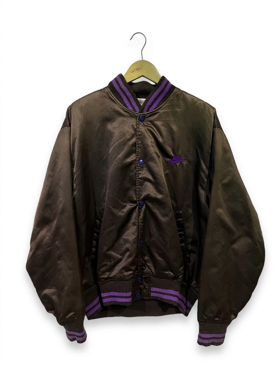 Nike Rare 90s nike varsity jacket Size US M / EU 48-50 / 2 - 1 Thumbnail