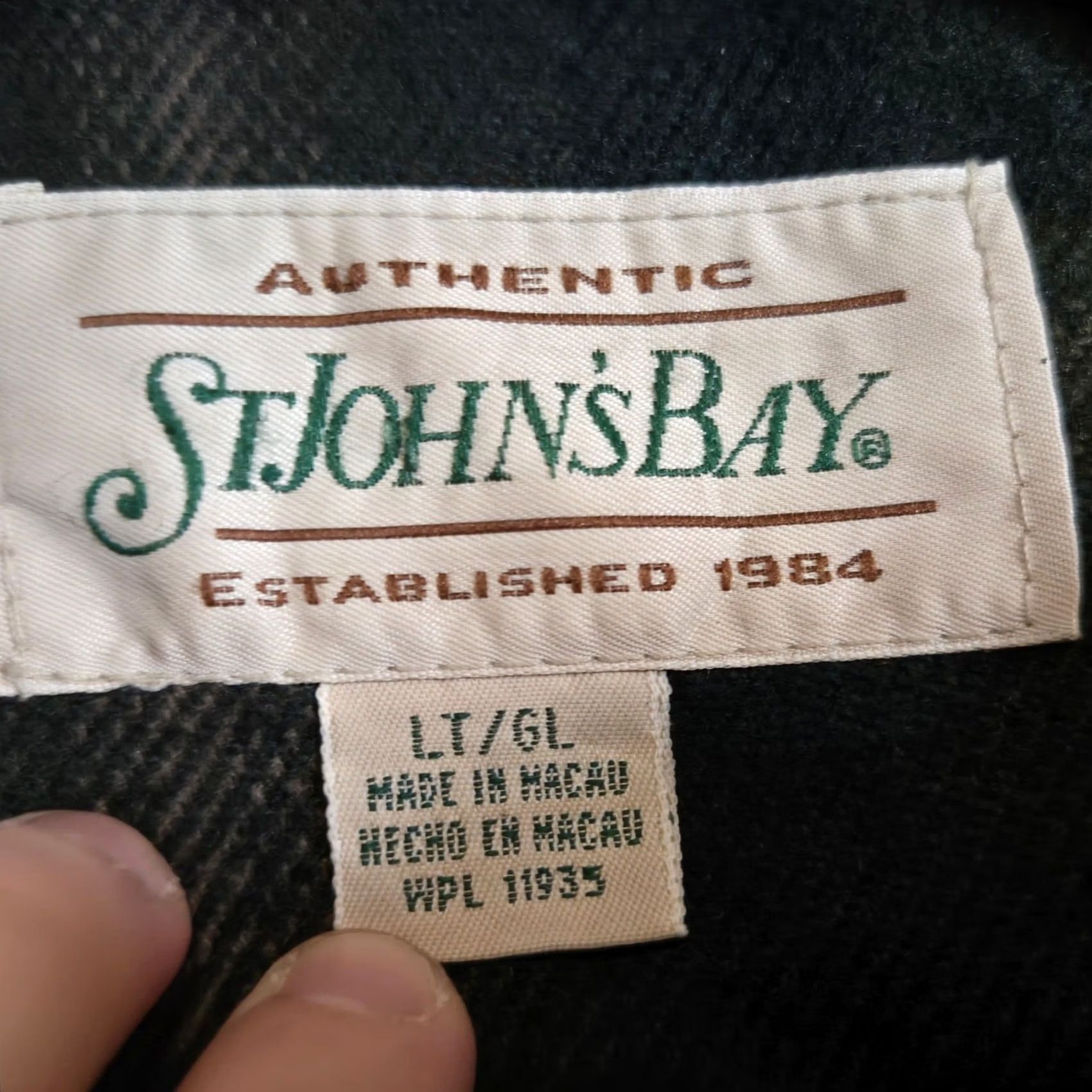 Vintage VINTAGE St. John's Bay Barn Coat Chore Work Jacket Men L Tall Green Jacket Mens Large Tall Green Size US L / EU 52-54 / 3 - 6 Thumbnail