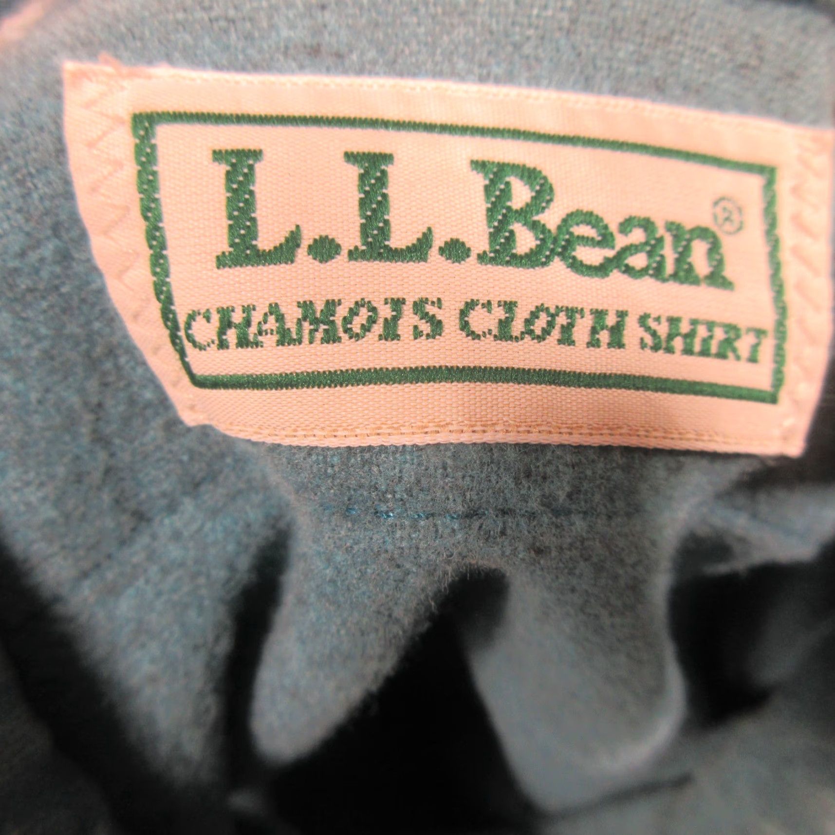 Vintage VINTAGE L.L.Bean Shirt Womens 14 Teal Flannel Button-Up Pocket 90s Cotton Made in USA Size XL / US 12-14 / IT 48-50 - 3 Thumbnail