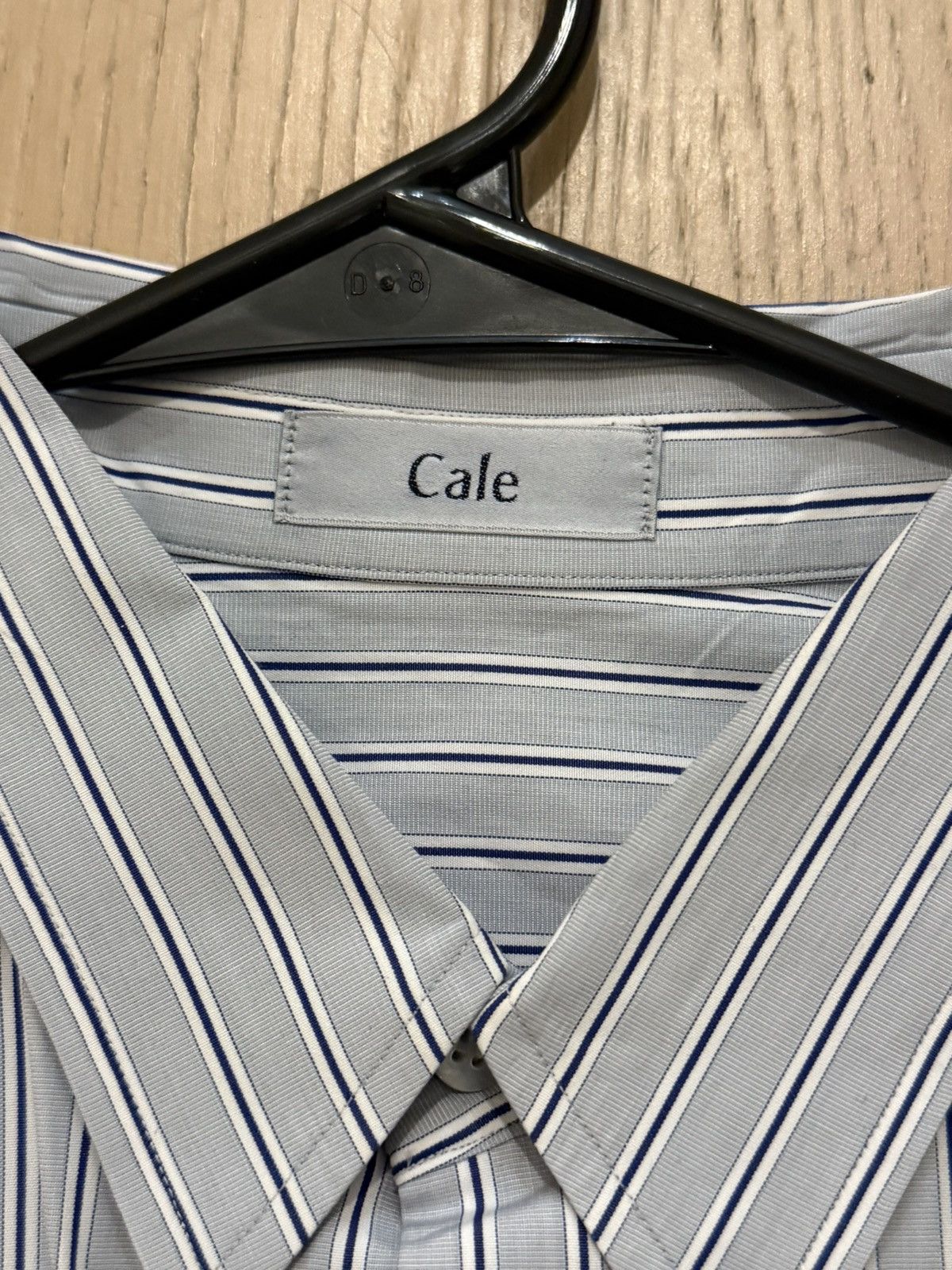 Other Cale - Cotton Stripe Grey Shirt Size US L / EU 52-54 / 3 - 2 Thumbnail