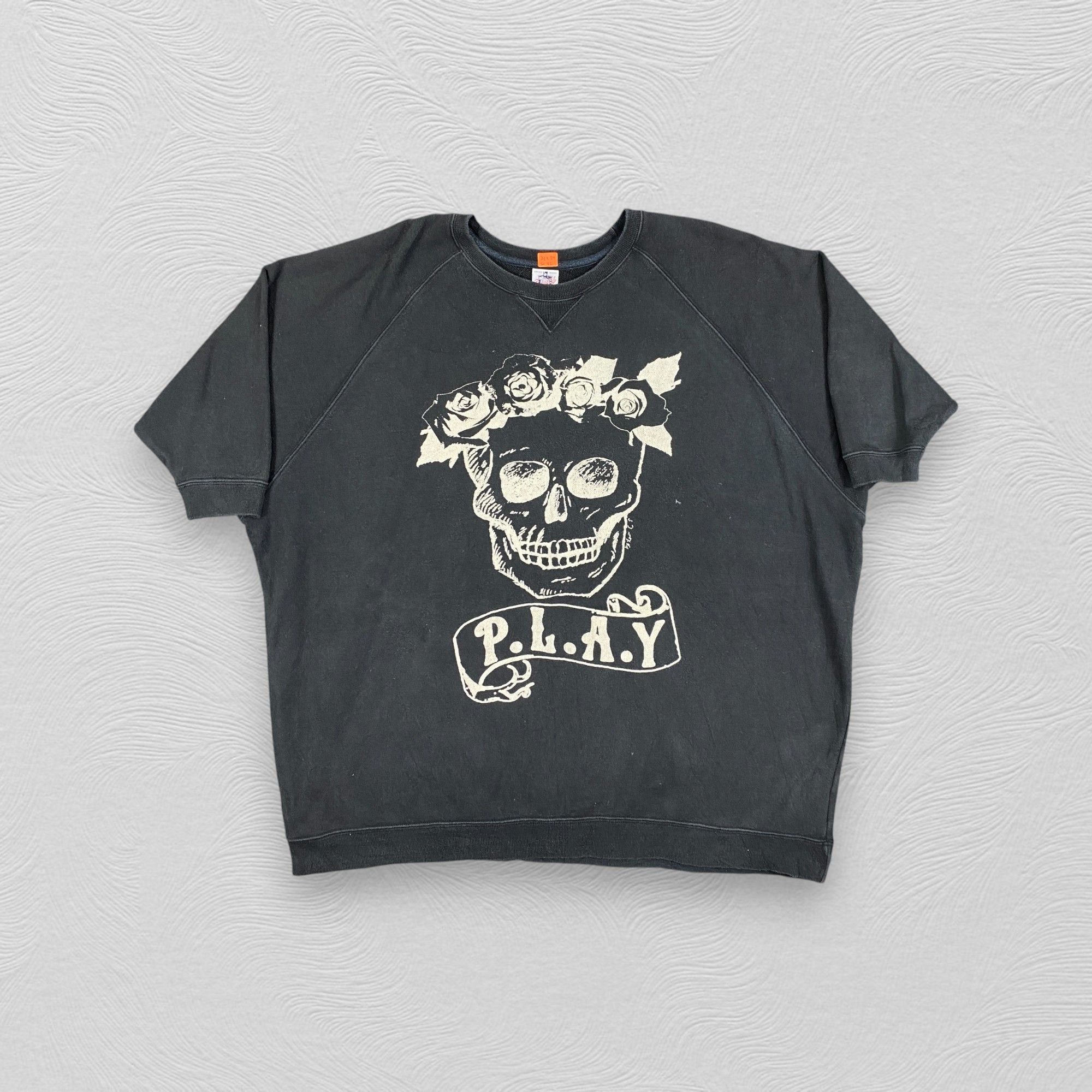 Hysteric Glamour Vintage P.L.A.Y Skull Black Sweatshirt -SW186 Size US XXL / EU 58 / 5 - 1 Thumbnail