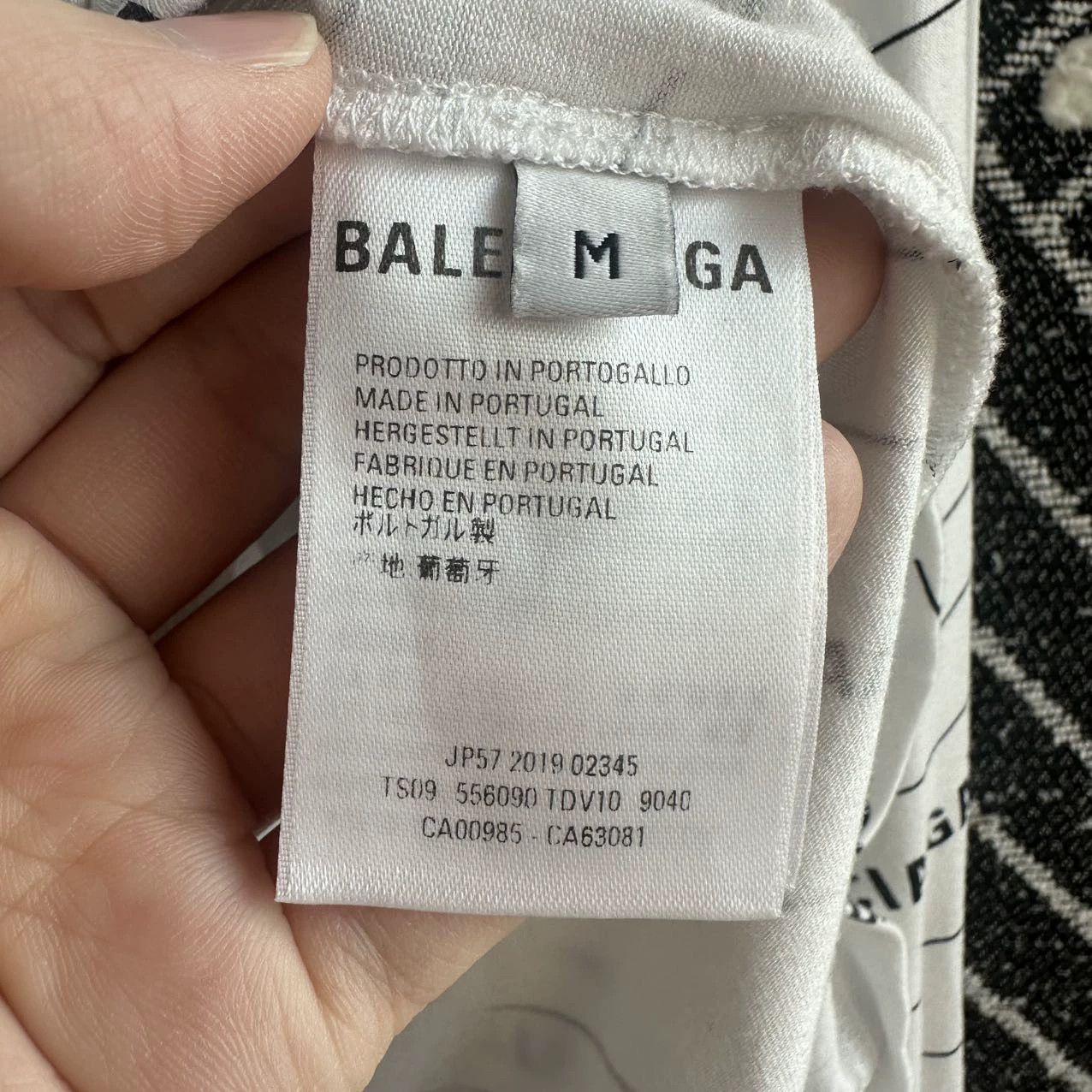 Balenciaga 99 New Balenciaga White All Over Print LS Tee M Size M / US 6-8 / IT 42-44 - 5 Thumbnail