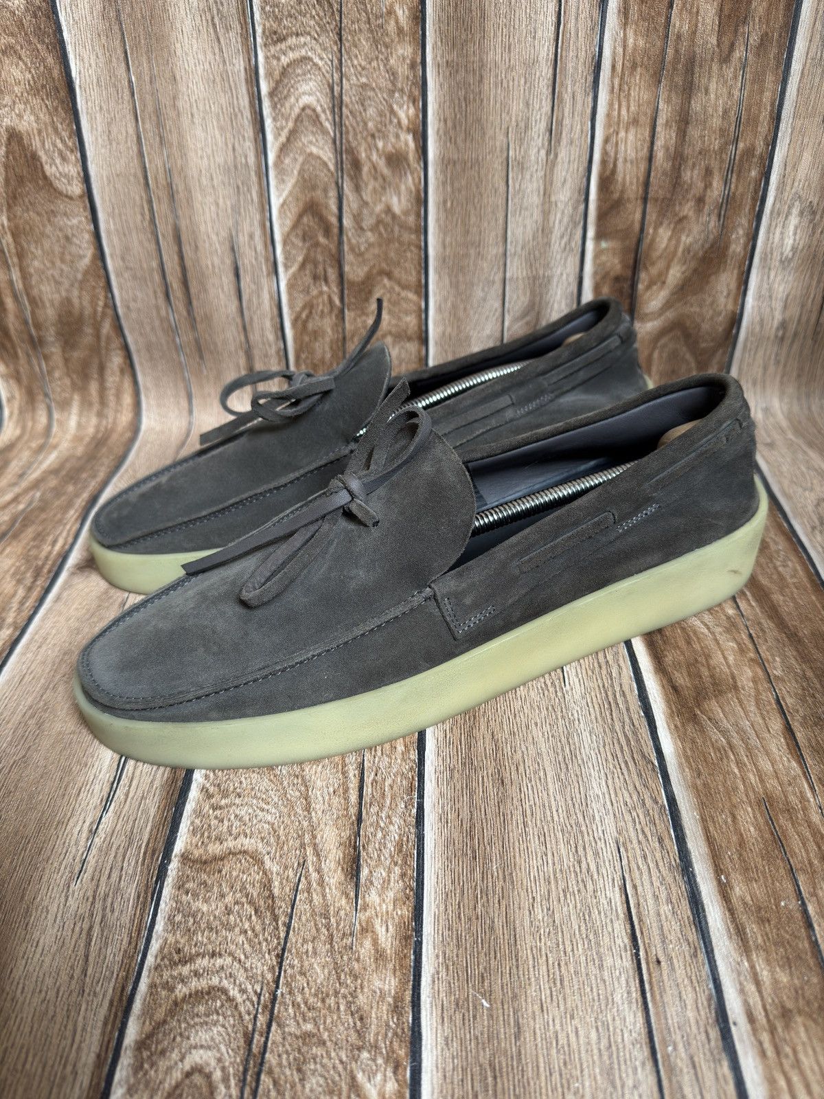Ermenegildo Zegna lucci jl suede loafers Size US 9.5 / EU 42-43 - 3 Thumbnail