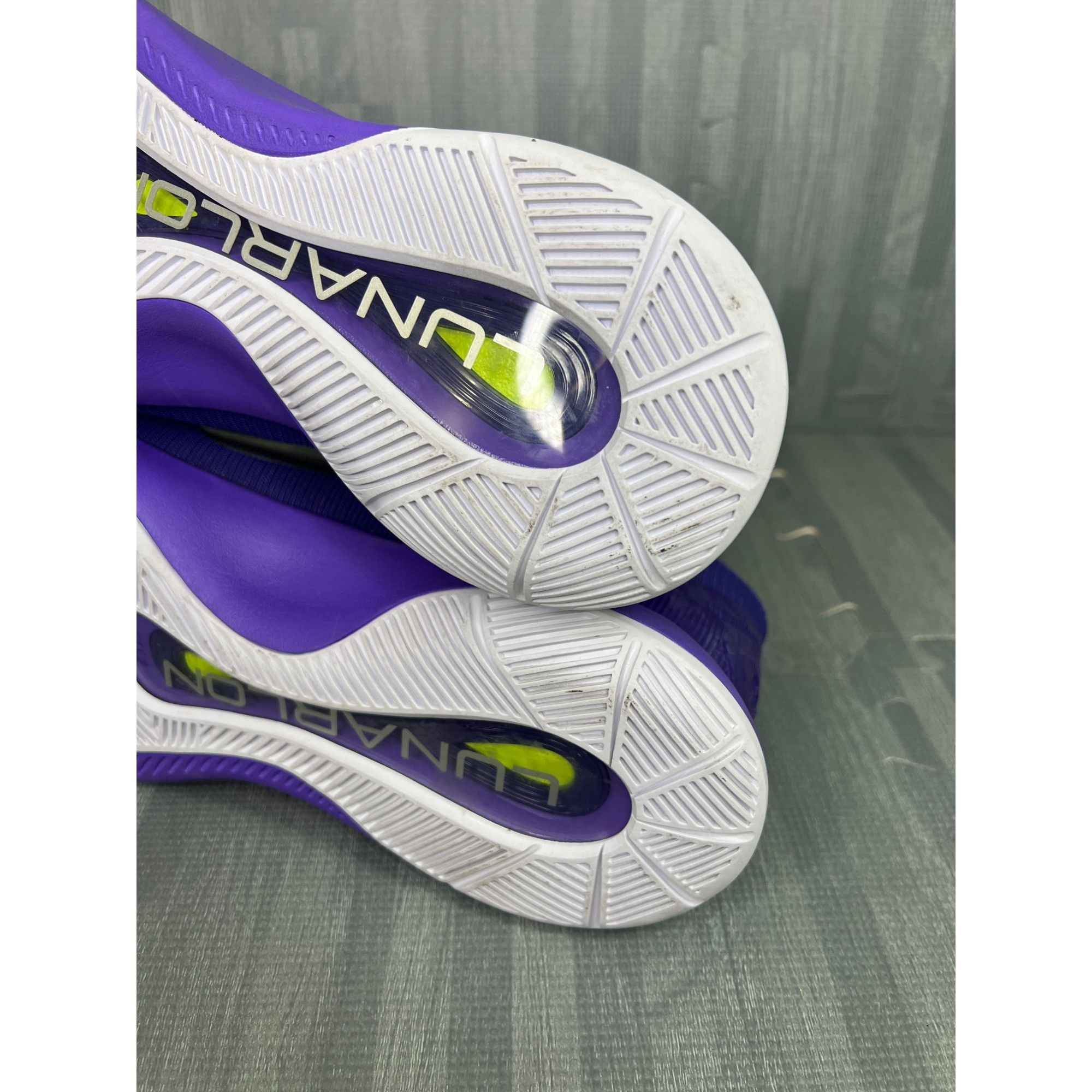 Nike Nike Lunar Hyperquickness Mens 12.5 Purple Basketball Shoes Size US 12.5 / EU 45-46 - 12 Thumbnail