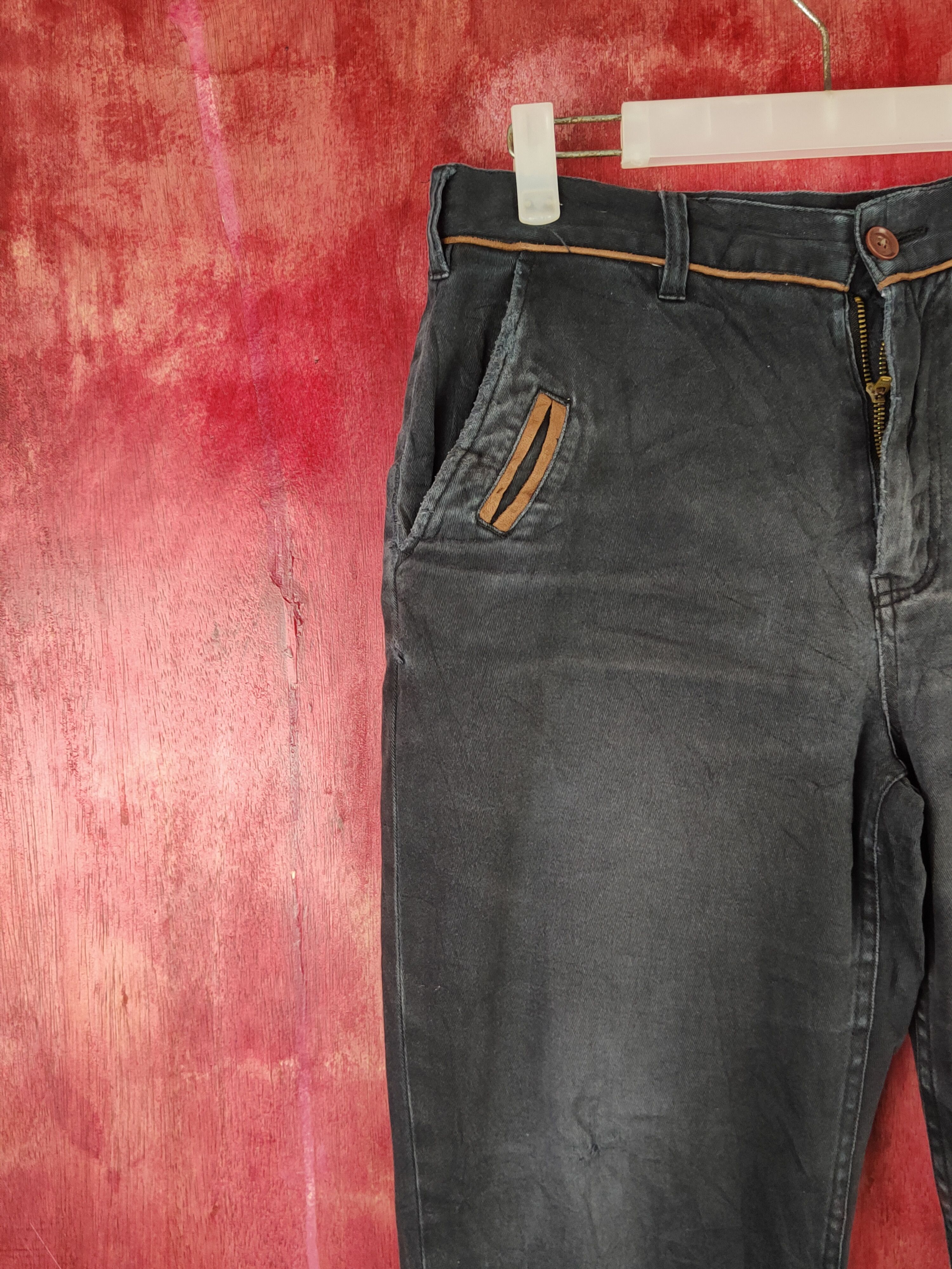 Japanese Brand × Vintage Confirm vintage distressed Ripped Casual Pants #S1430 Size US 31 - 3 Thumbnail