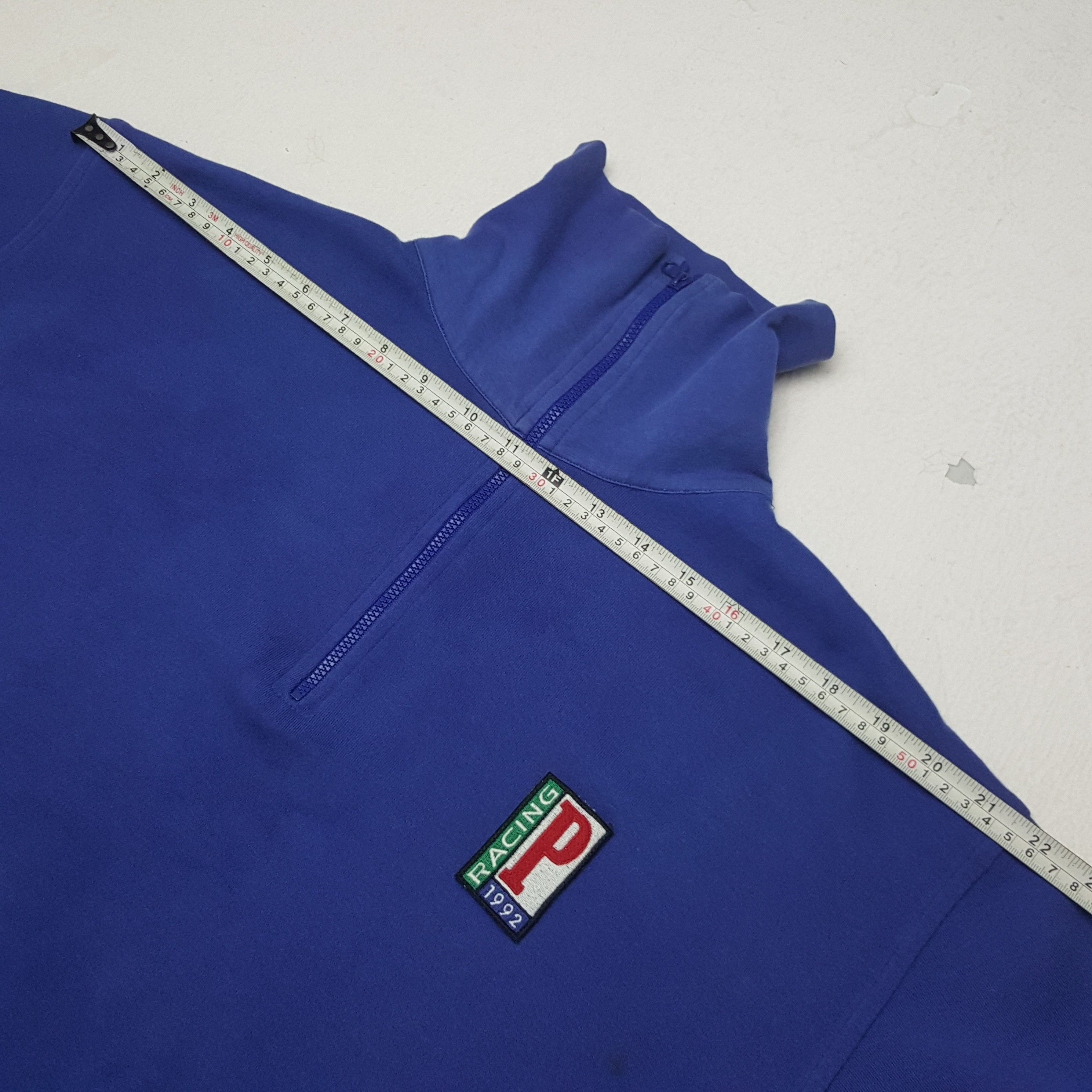 Polo Ralph Lauren × Vintage Vintage Polo Racing by Ralph Lauren American Sweatshirt Size US L / EU 52-54 / 3 - 6 Thumbnail