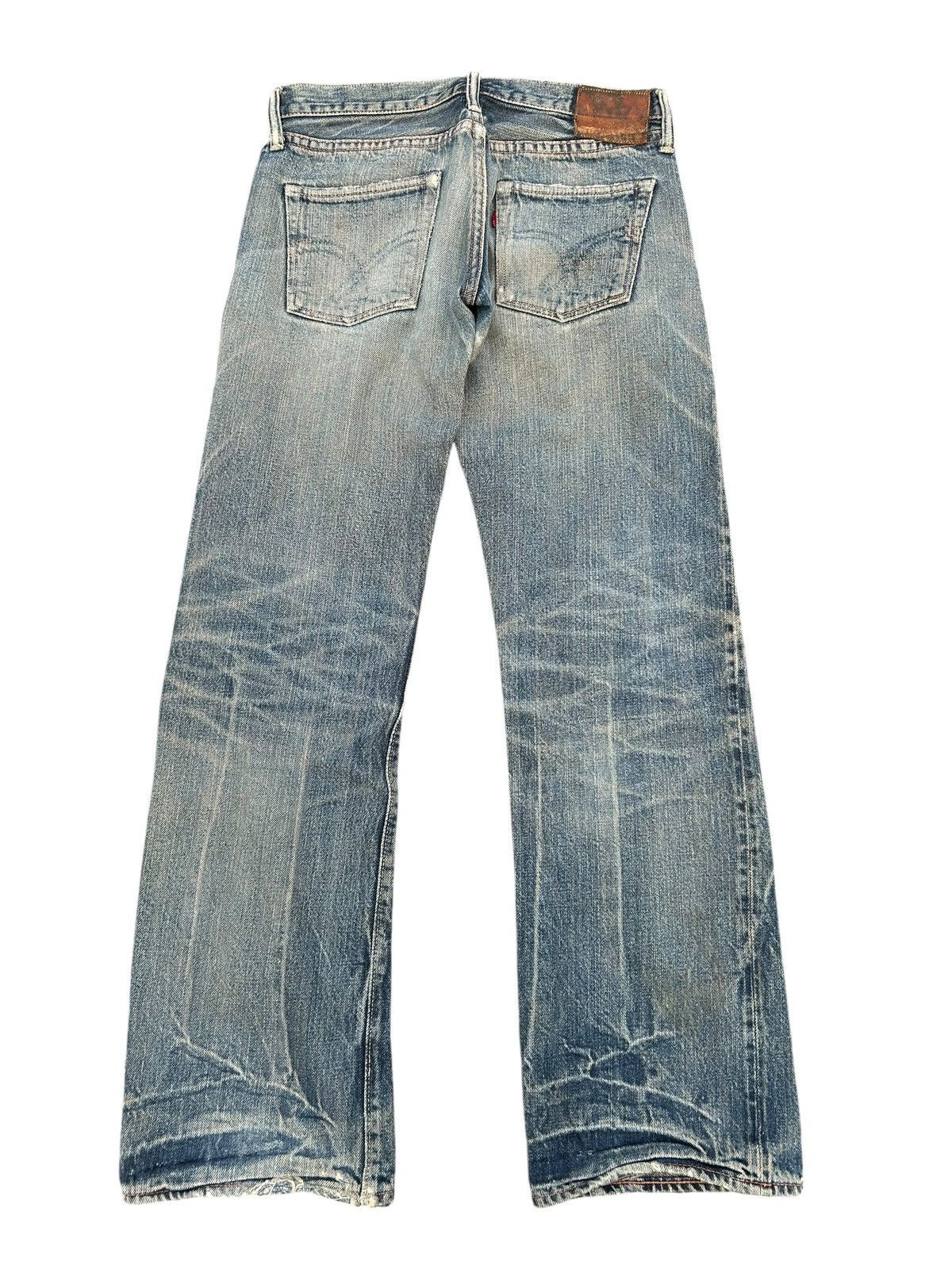 Kapital Vintage Full Count Selvedge Distressed Lowrise Denim Jeans Size US 28 / EU 44 - 12 Thumbnail